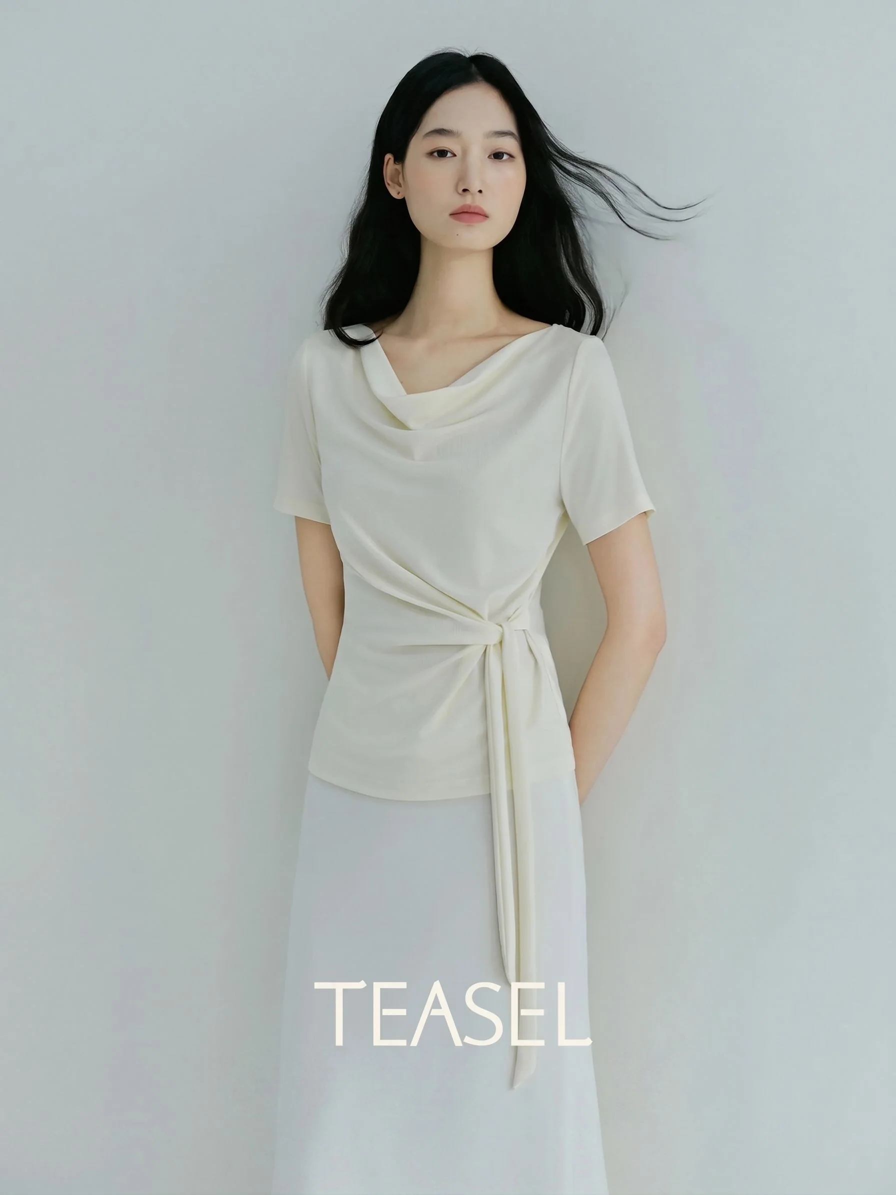 Cowl Tie Top