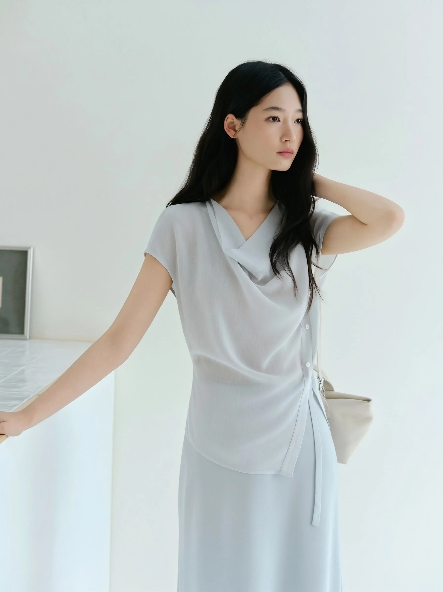 Cowl Wrap Top