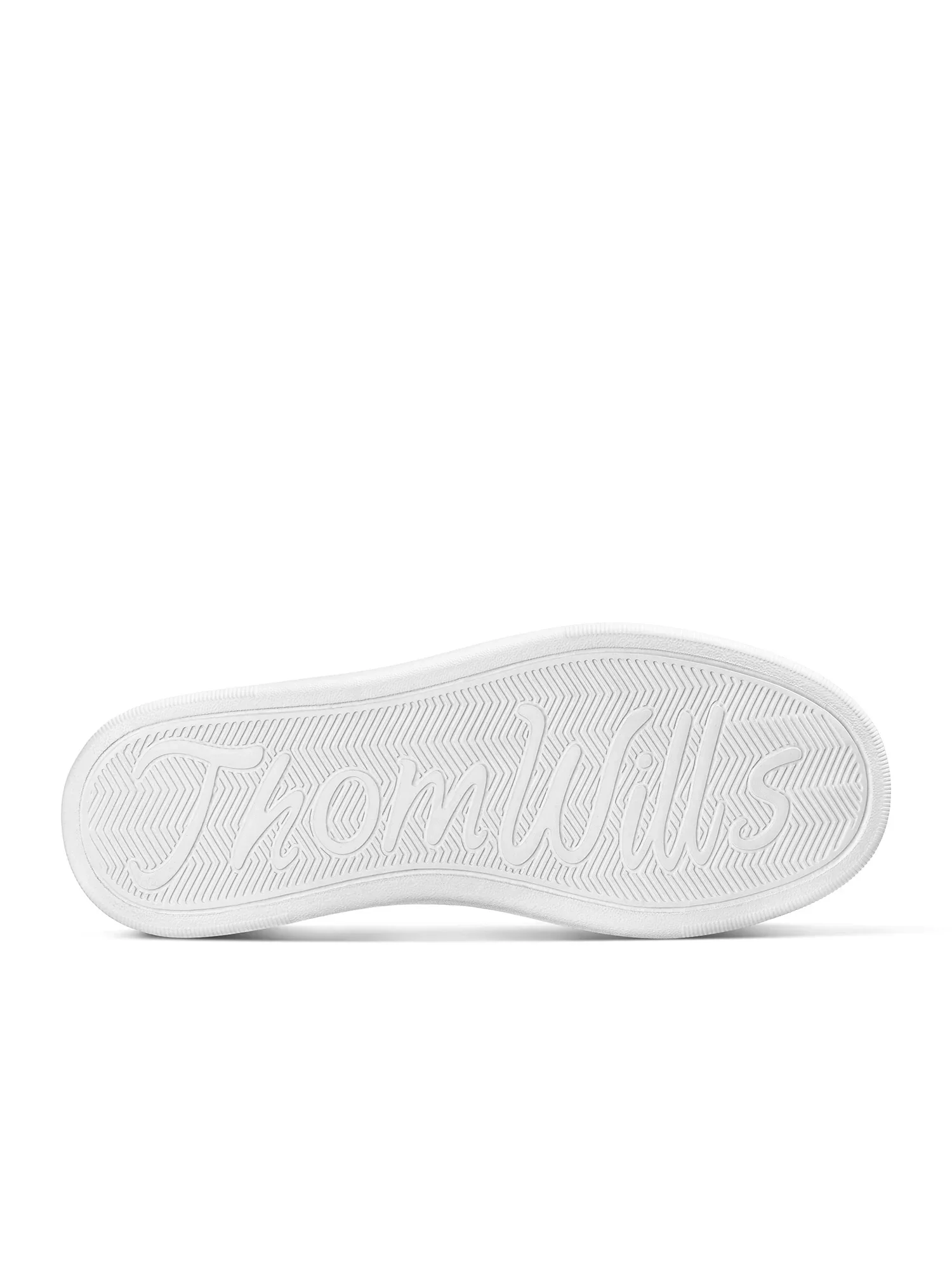 Crackled Leather Platform Sneakers - Image 3