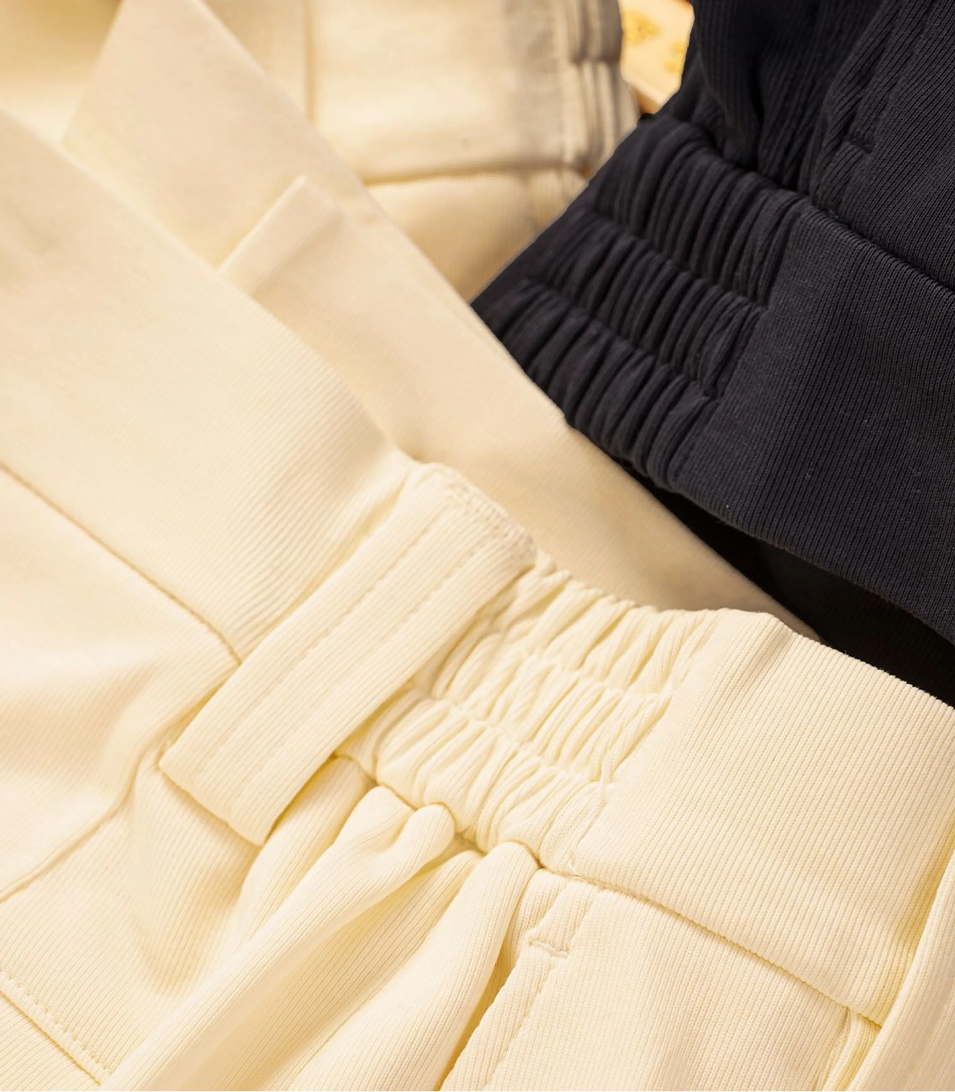 Cream Contrast Piped Suit - Image 8