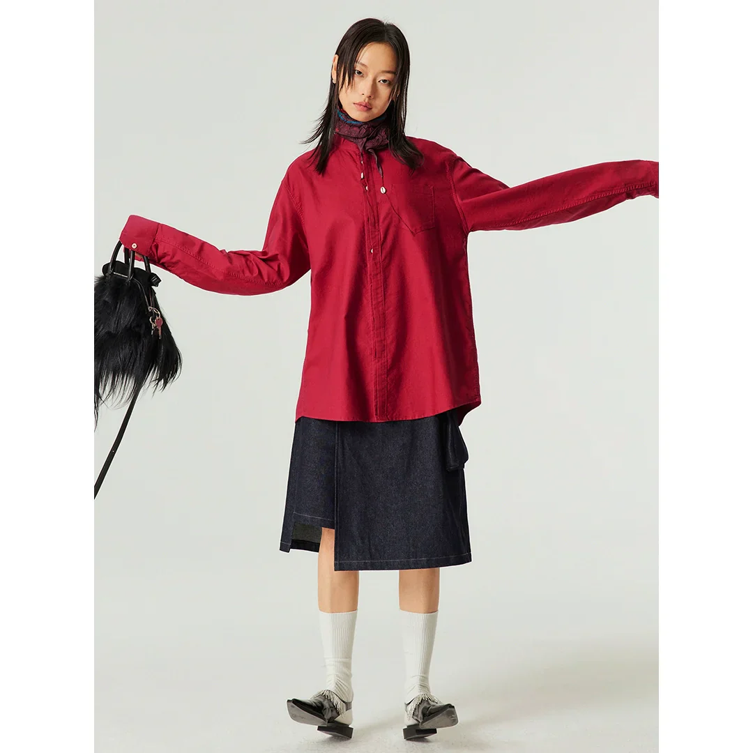 Creased Drawstring Silk Scarf