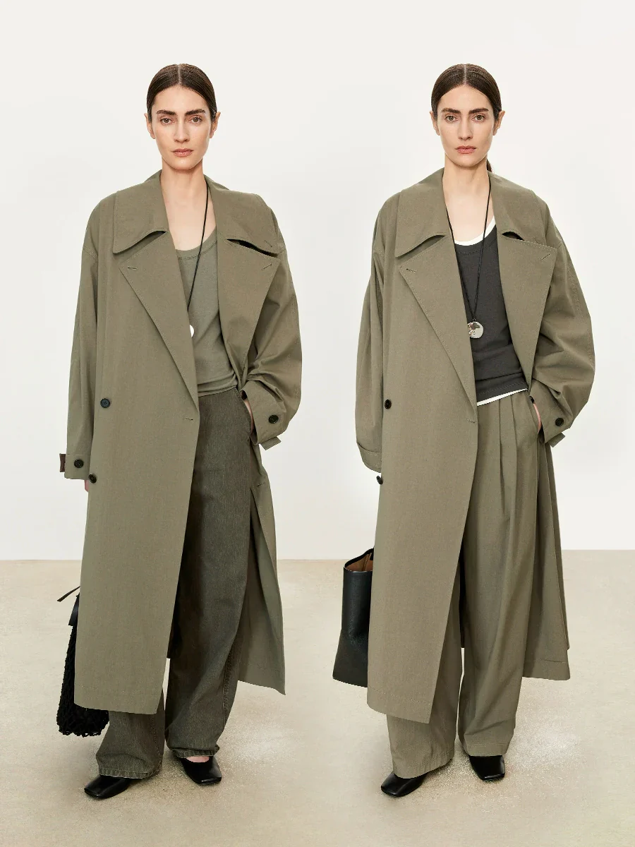 CrepeTwillOversizedTrenchCoat - Image 5
