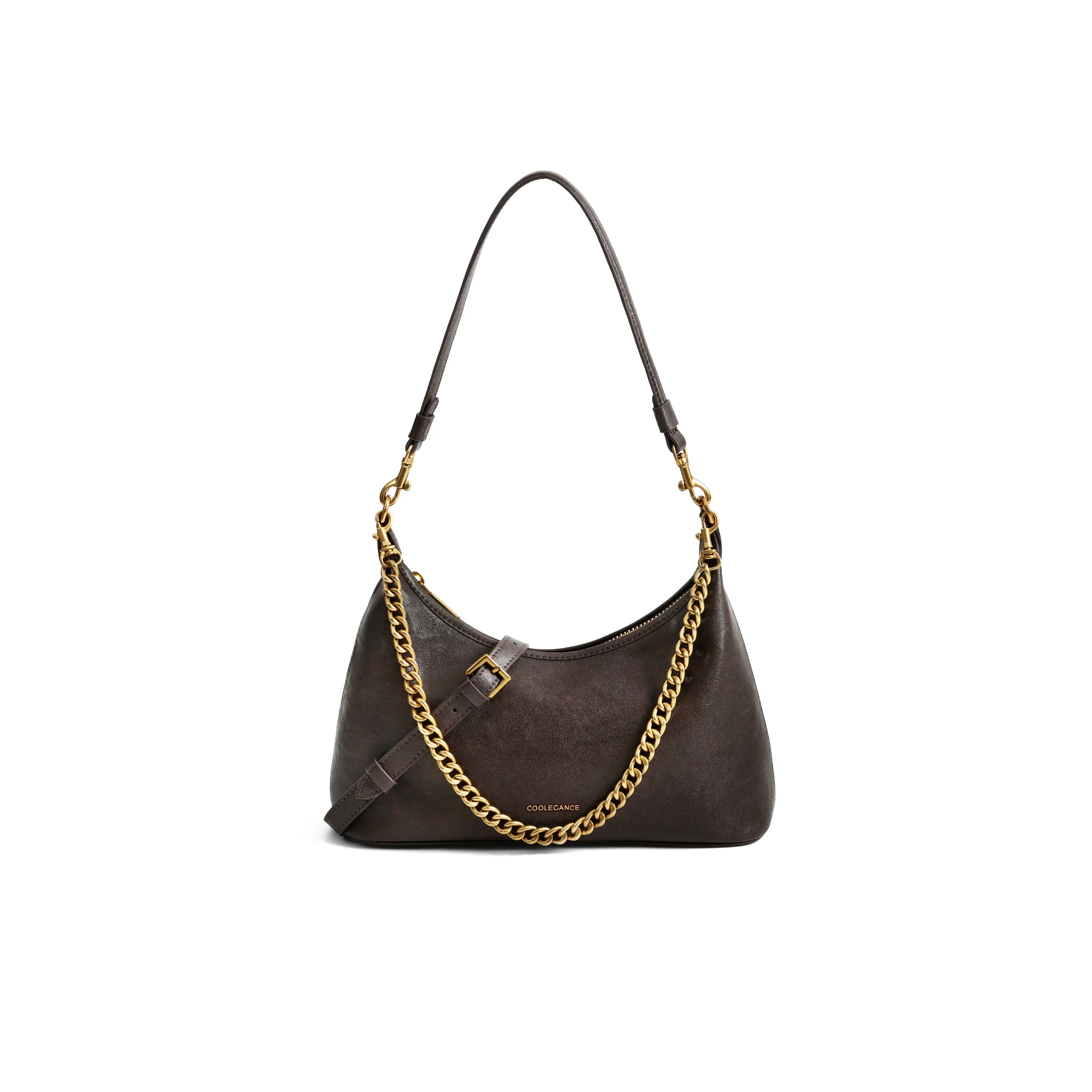Crescent Leather Hobo - Image 18