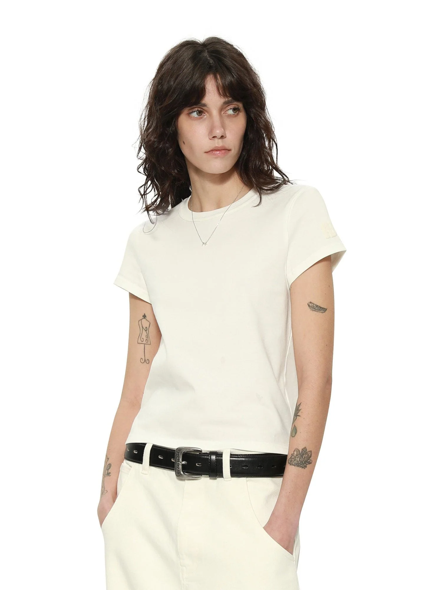 Crewneck Baby Tee - Image 3