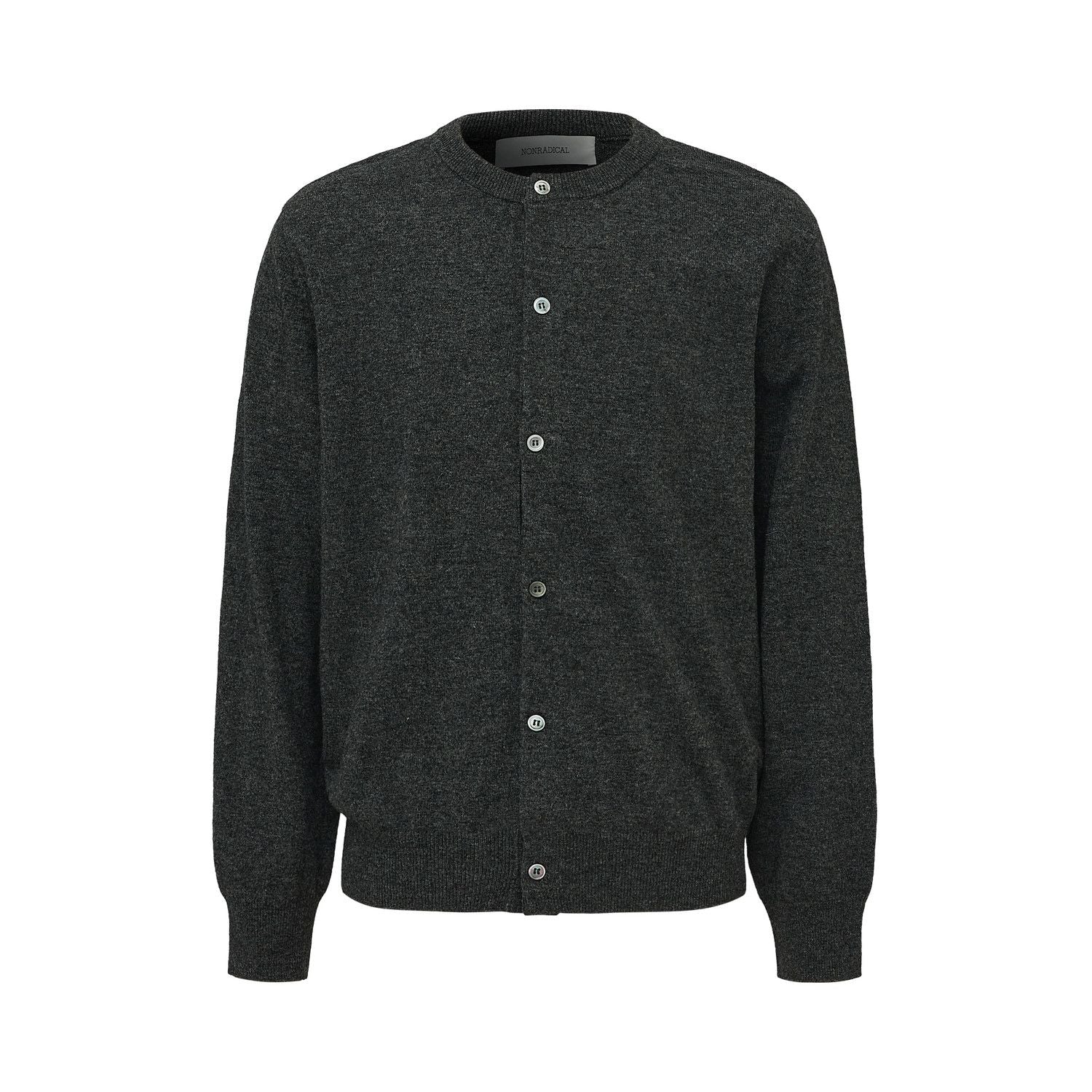 Crewneck Button Cardigan - Image 6