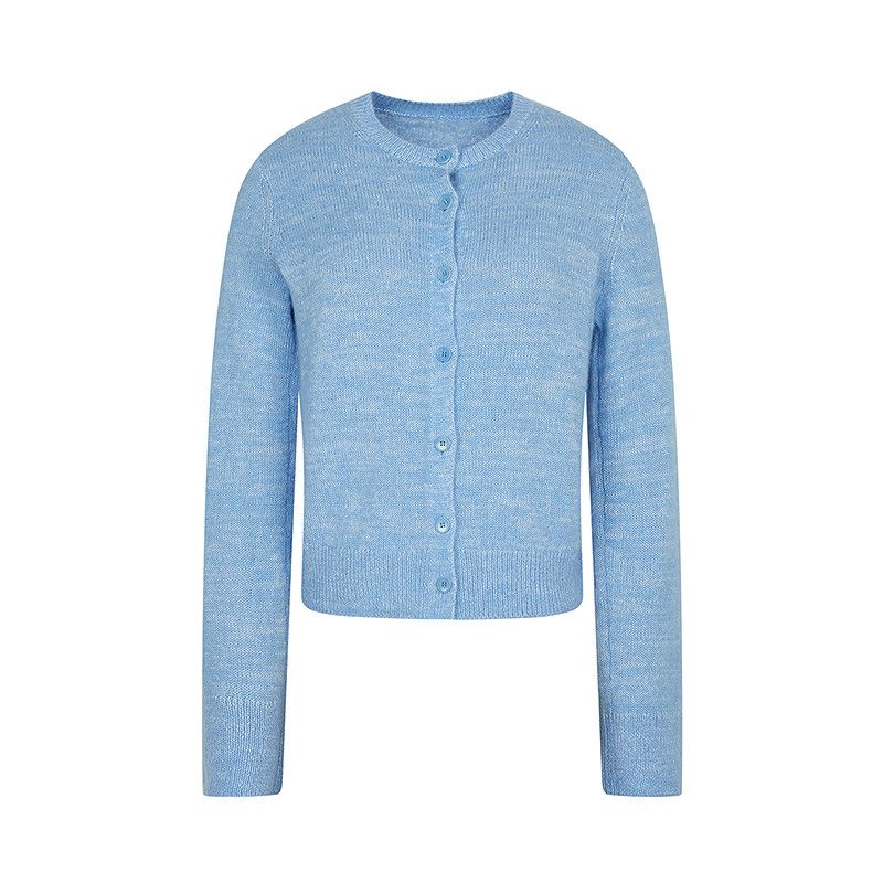 Crewneck Knit Cardigan - Image 7