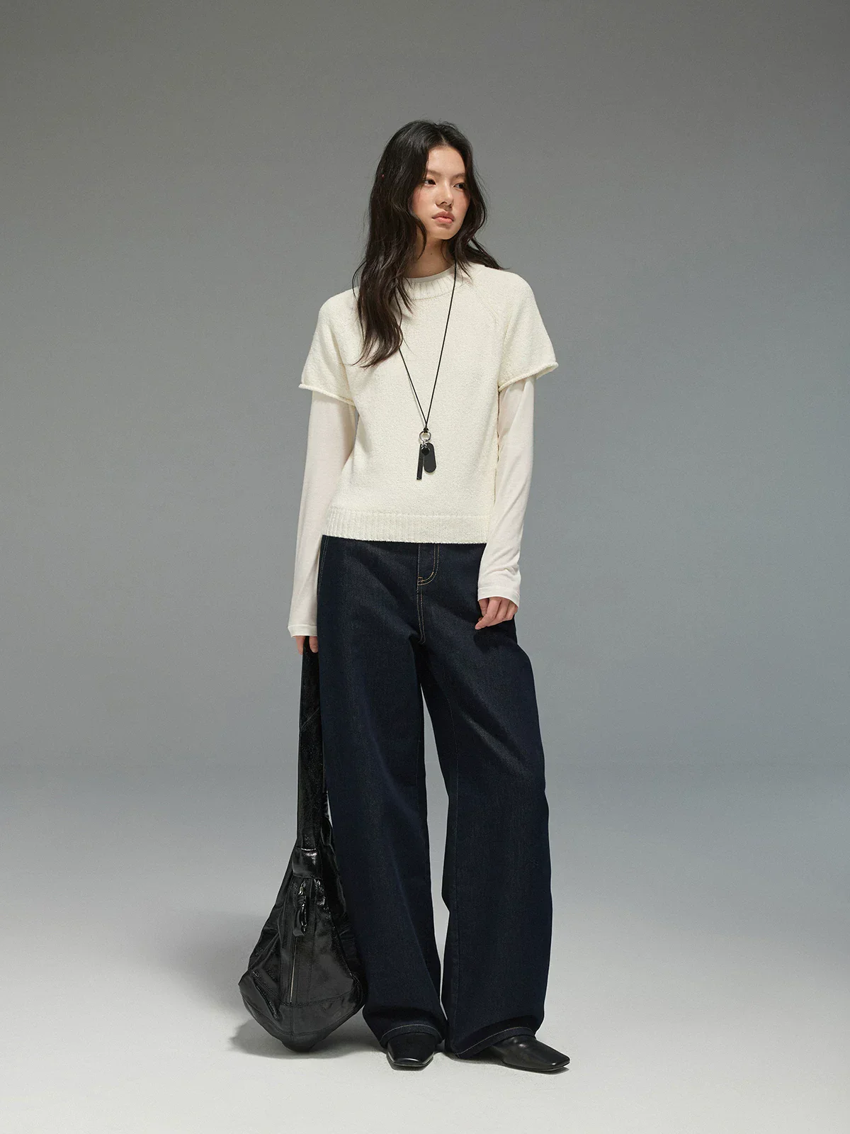 Crewneck Knit Tee - Image 3