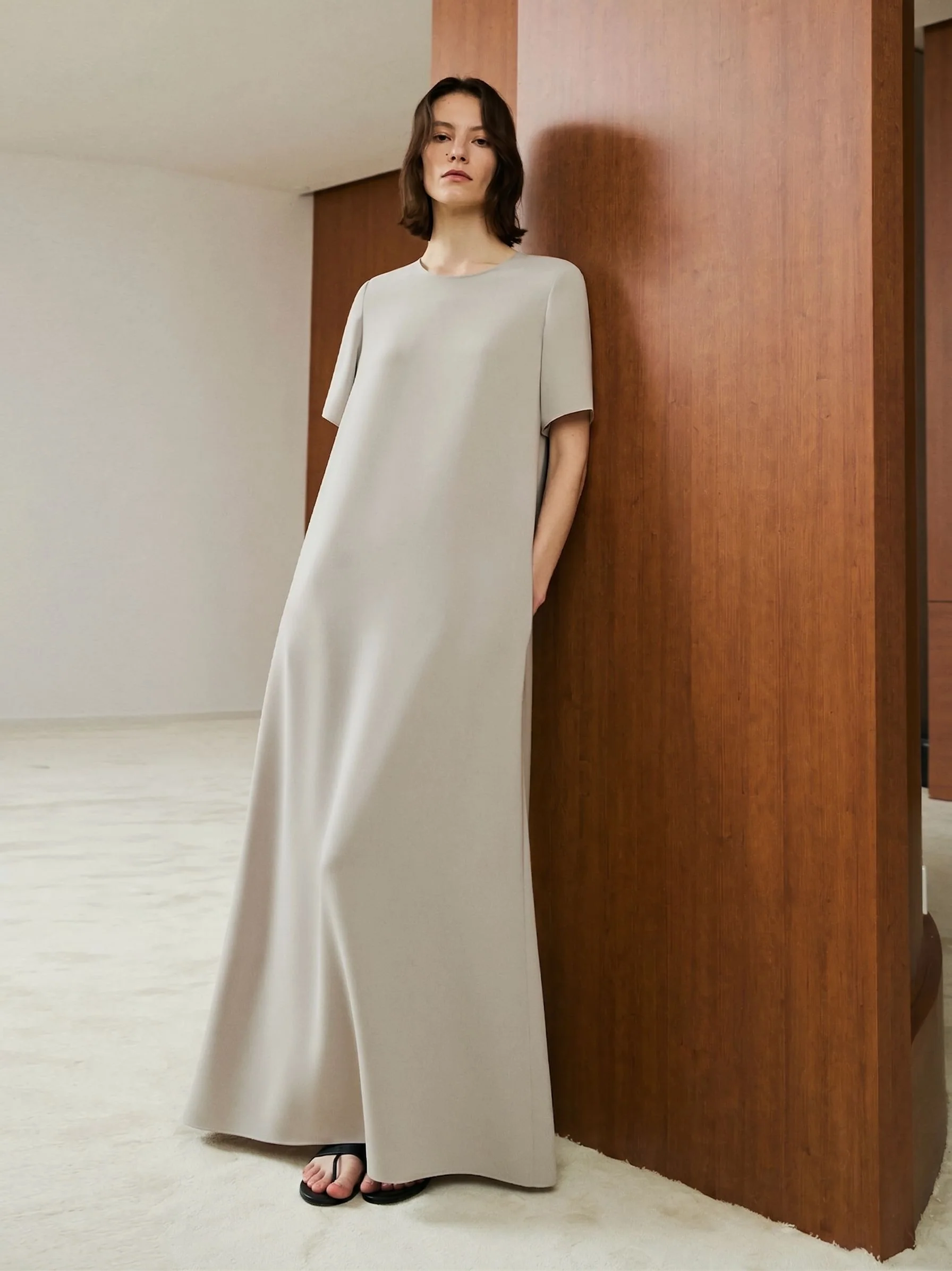 Crewneck Maxi Dress - Image 5