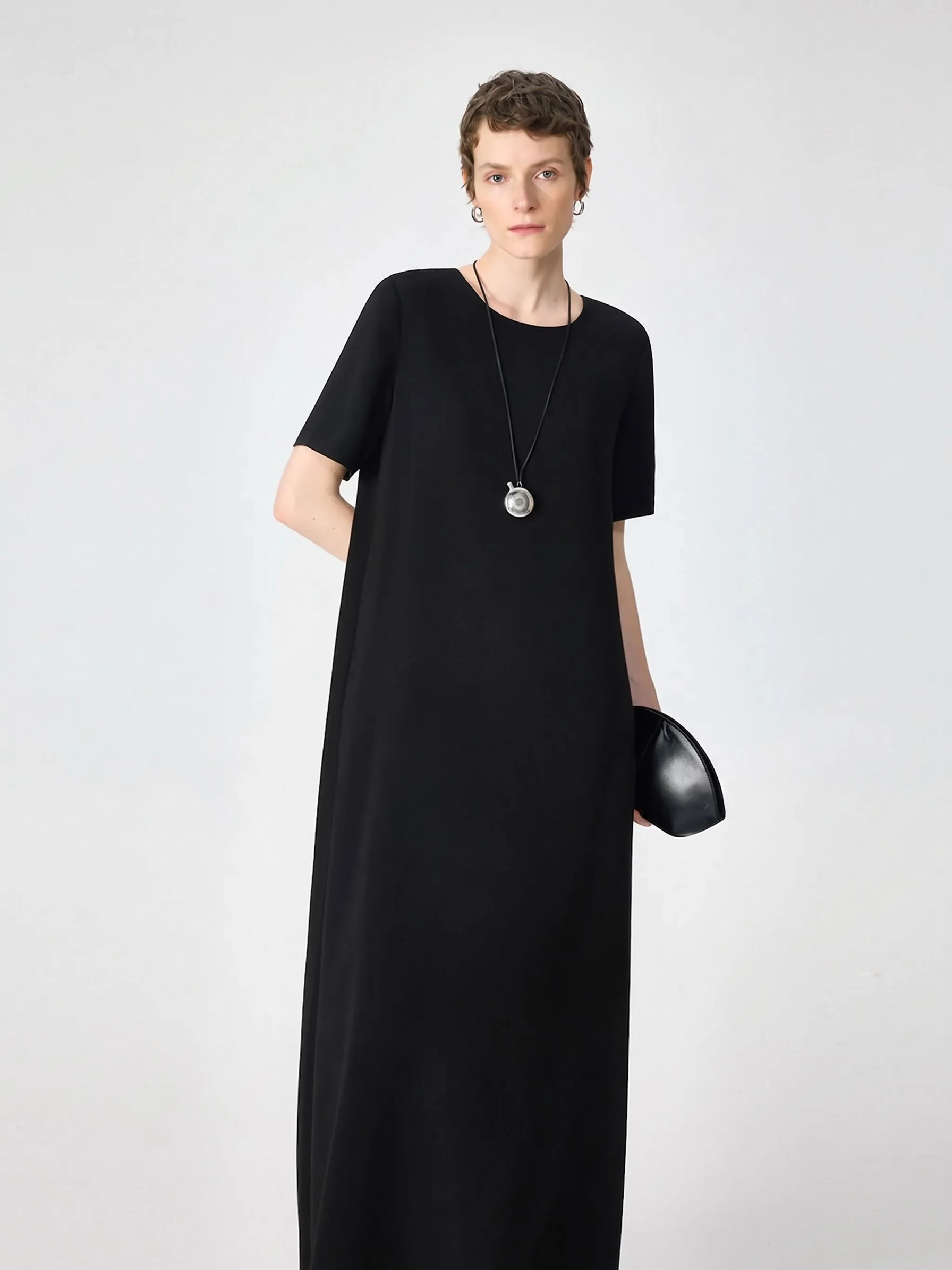 Crewneck Maxi Dress - Image 8