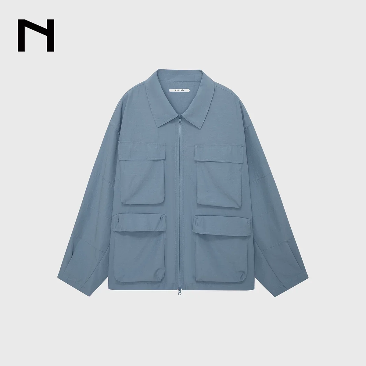 Crinkle Cotton-Blend Utility Jacket - Image 7