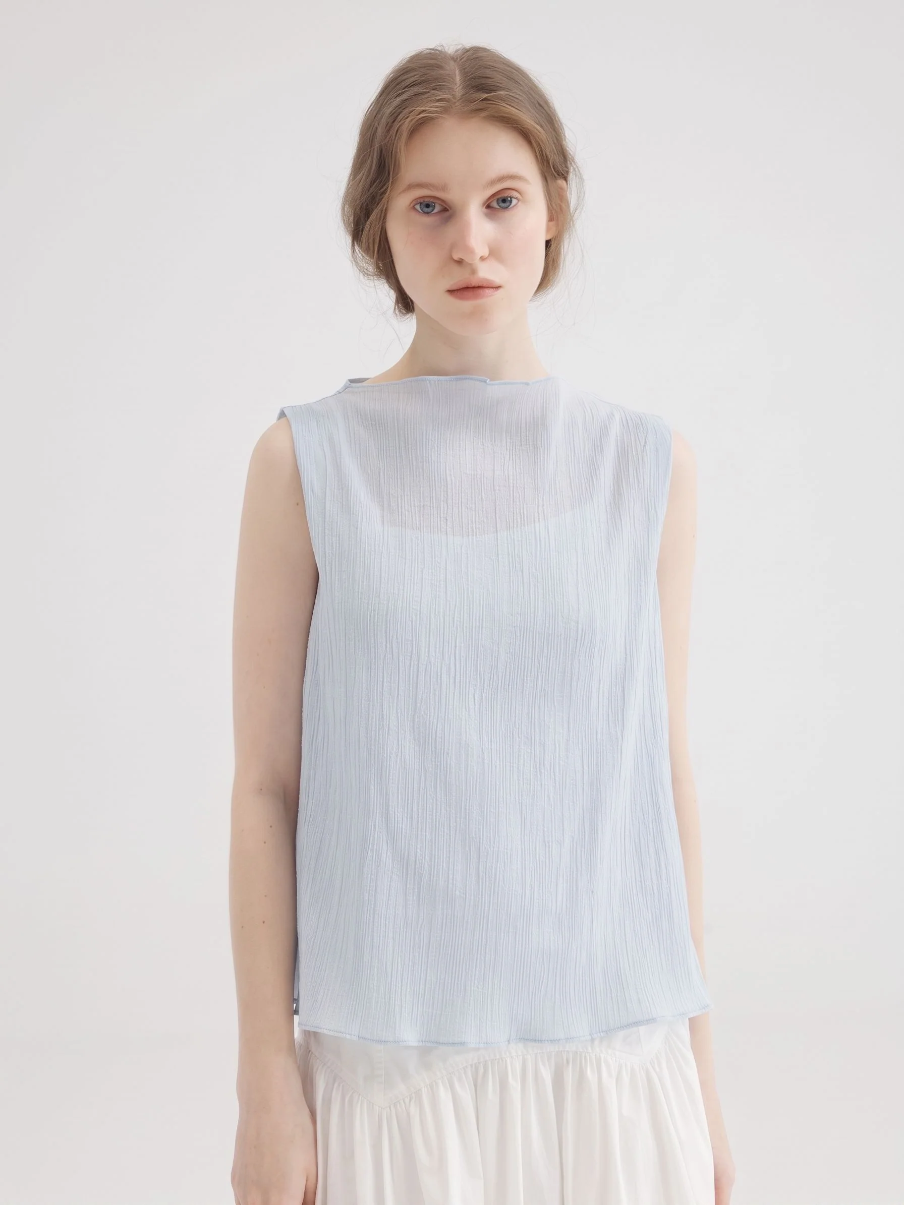 Crinkle Sheer Top - Image 6