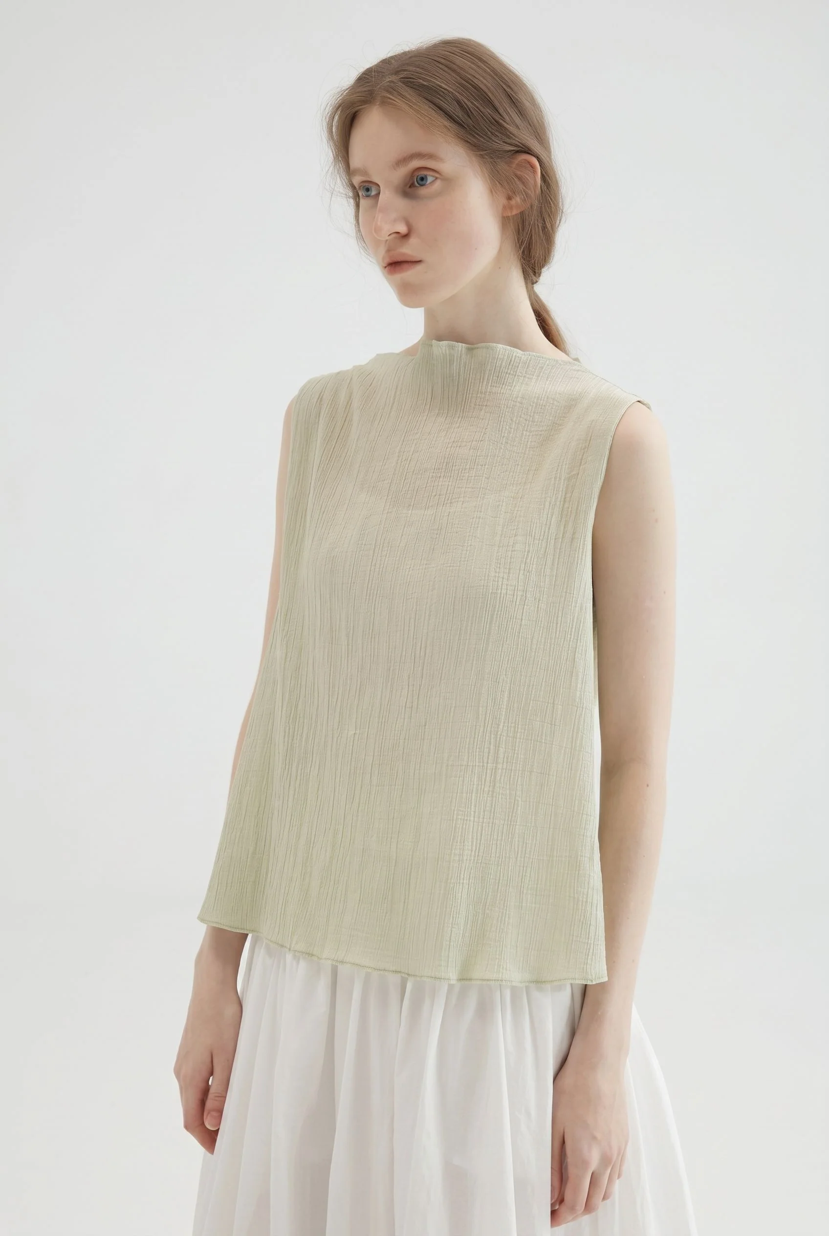 Crinkle Sheer Top - Image 7