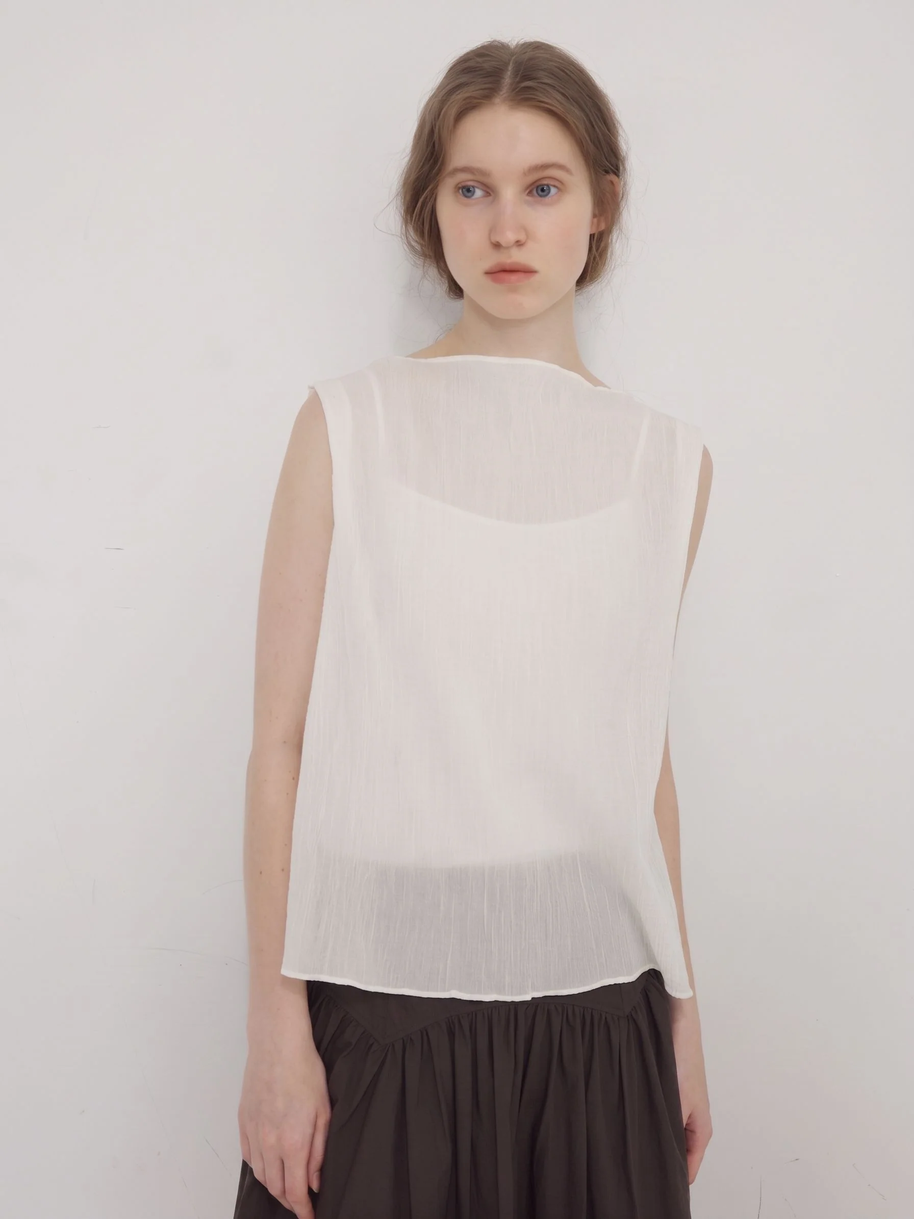 Crinkle Sheer Top - Image 8