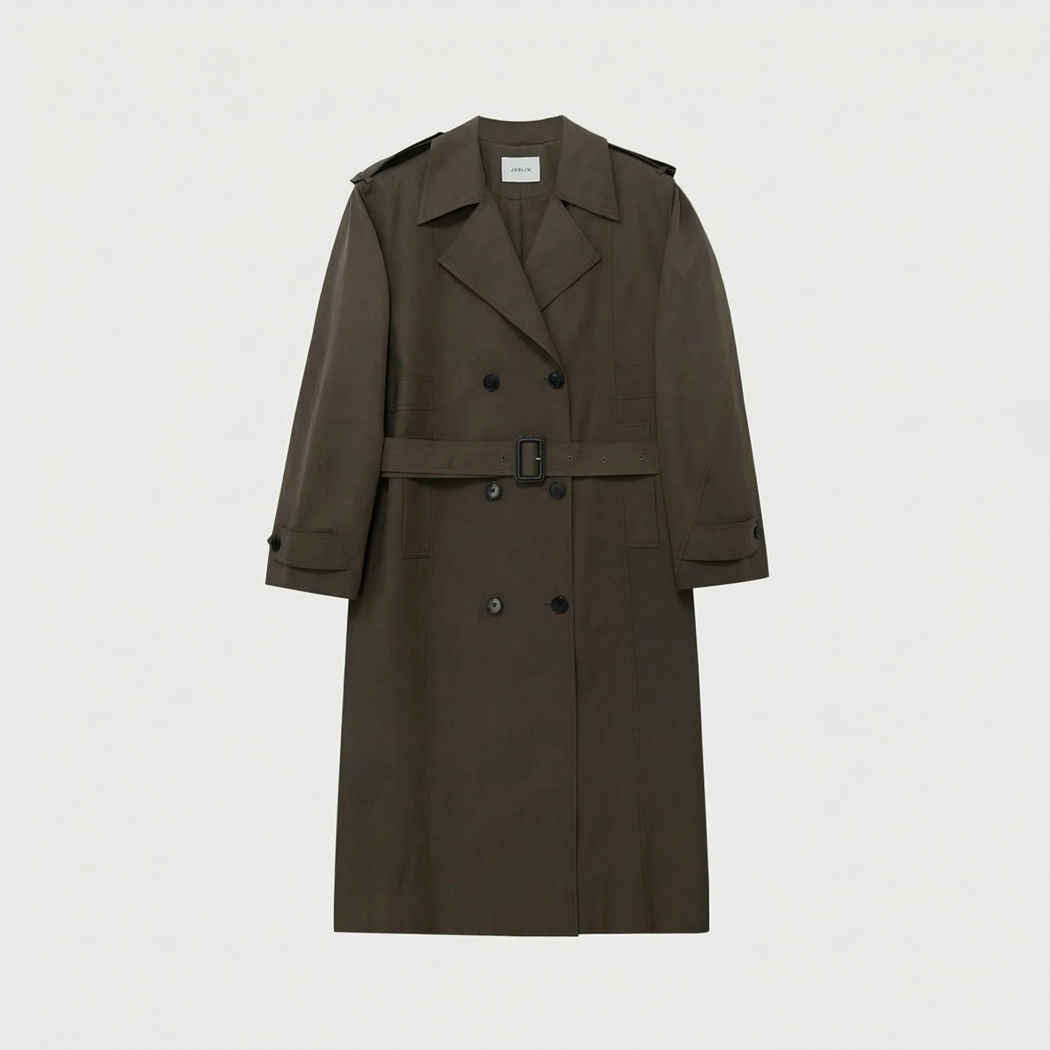 Crisp Long Trench Coat - Image 5