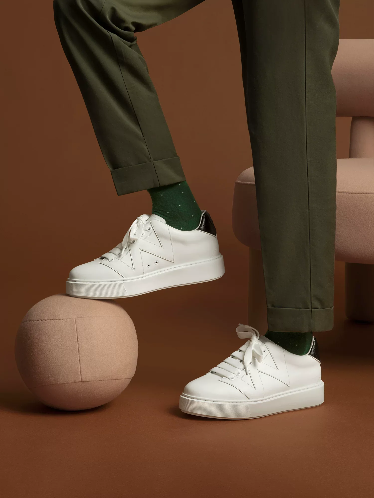 Croc Heel Tab Platform Sneakers - Image 2
