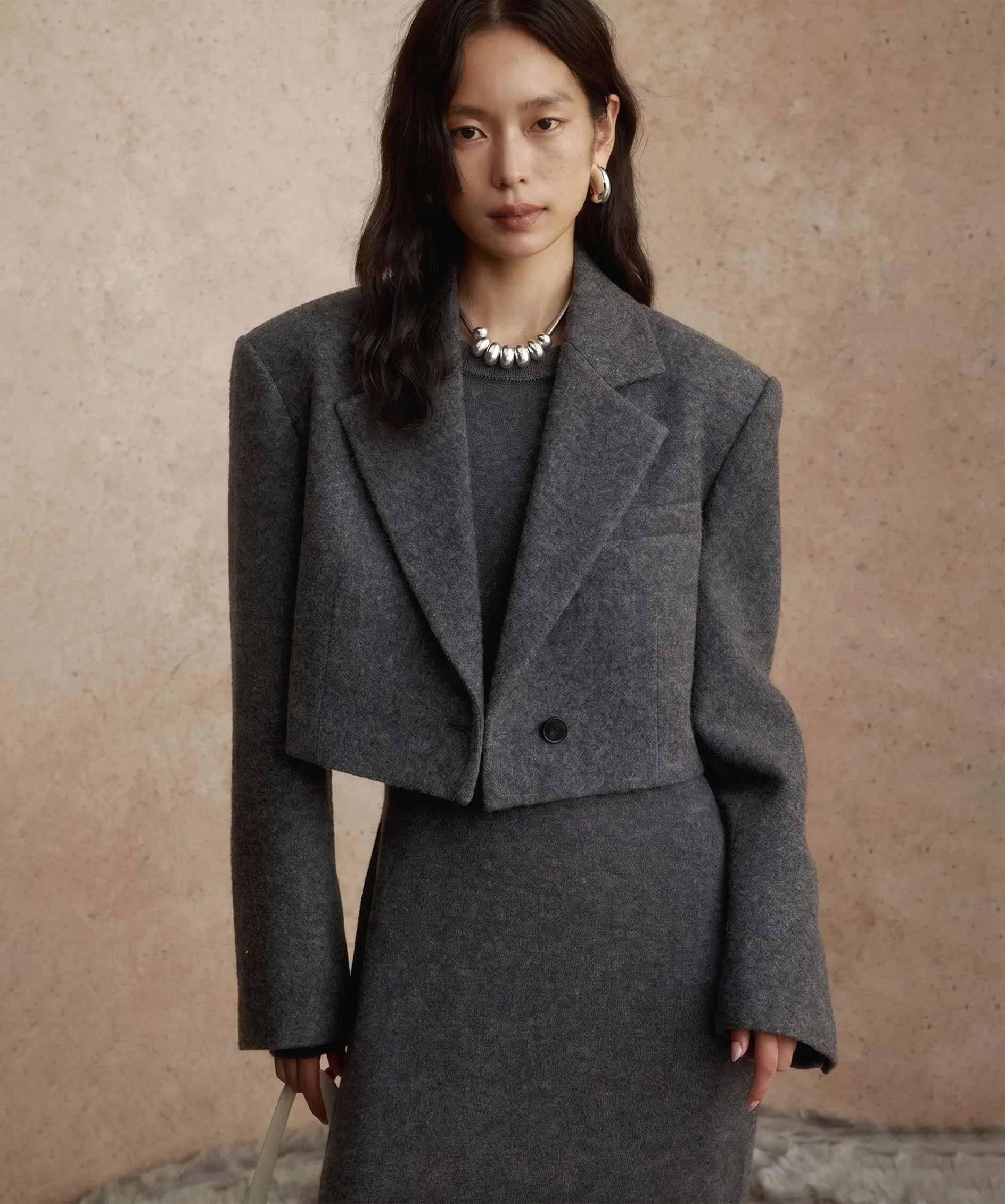 Cropped Blazer Set - Image 2