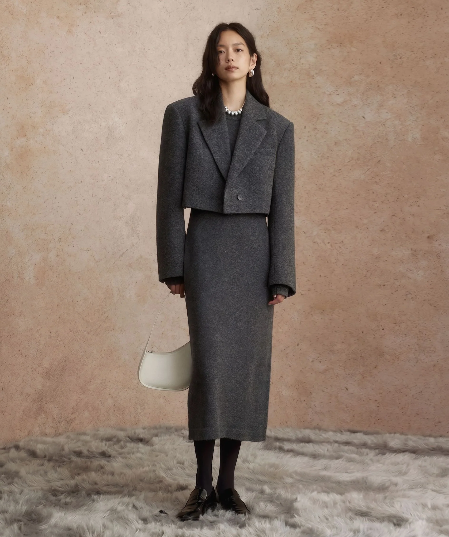 Cropped Blazer Set - Image 3