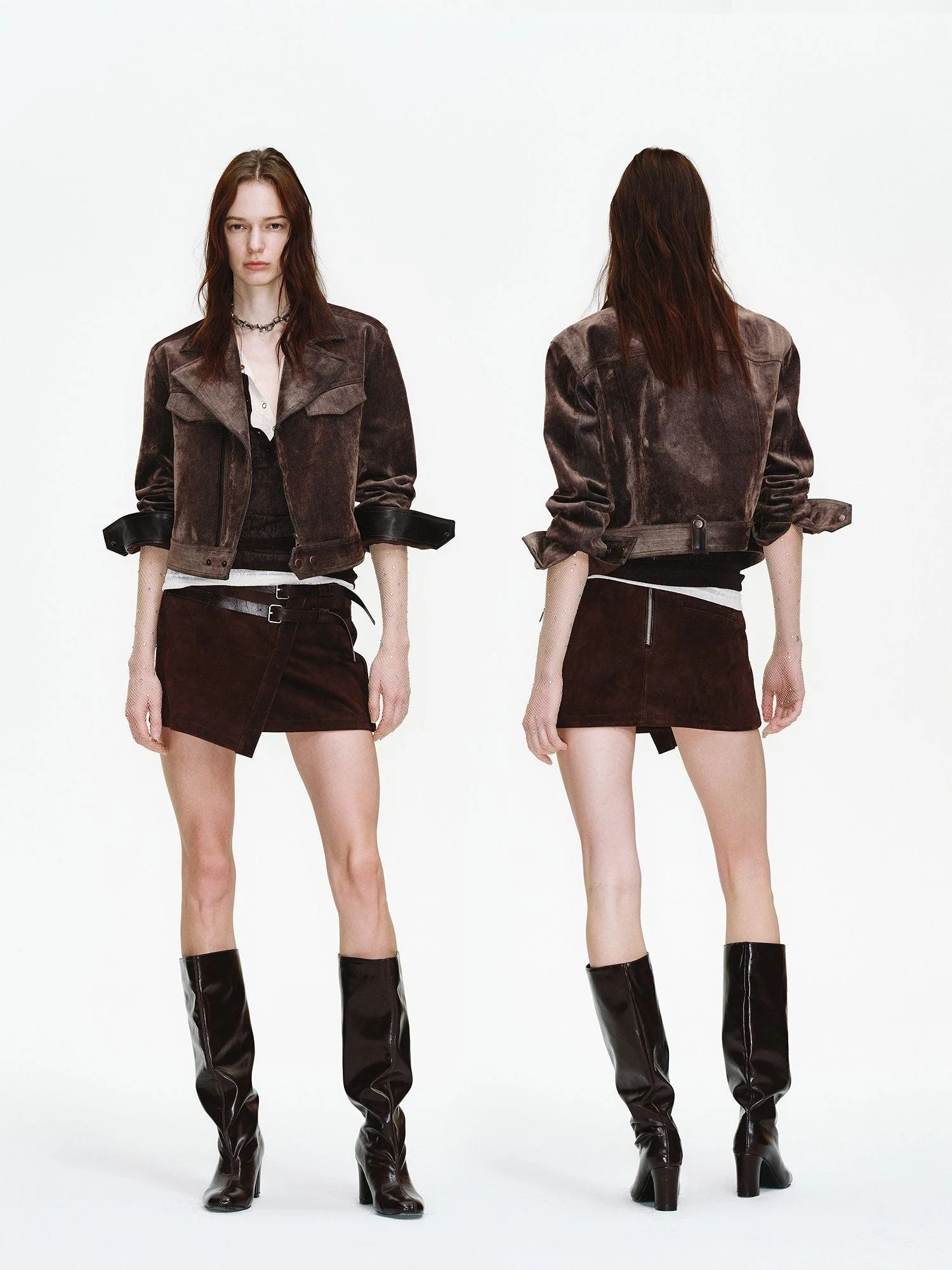 Cropped Corduroy Jacket - Image 4