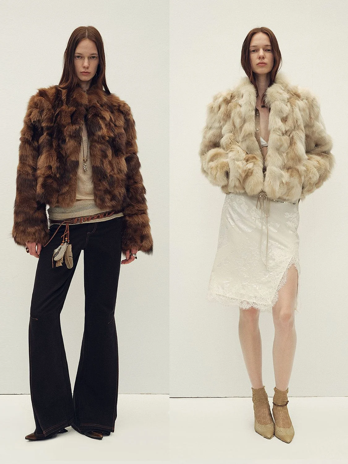 Cropped Fox Fur Jacket - Image 4