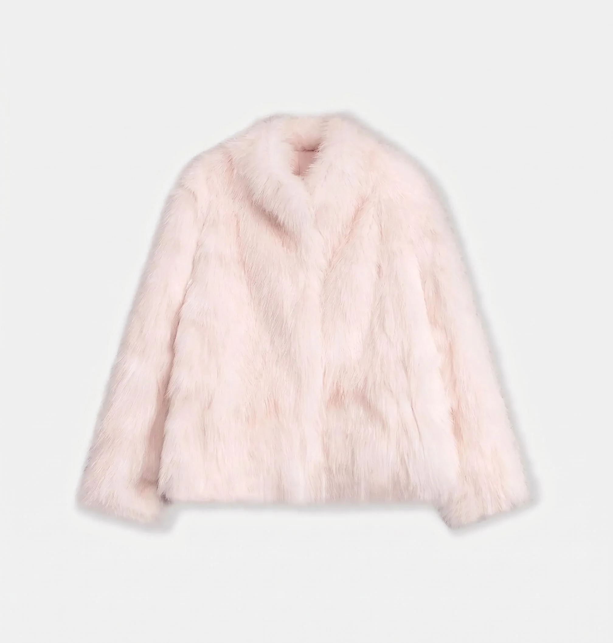 Cropped Fur Jacket - Image 10
