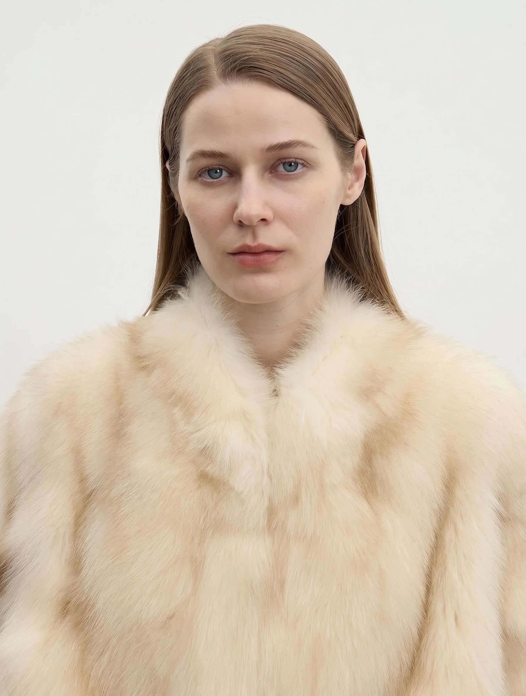 Cropped Fur Jacket - Image 10