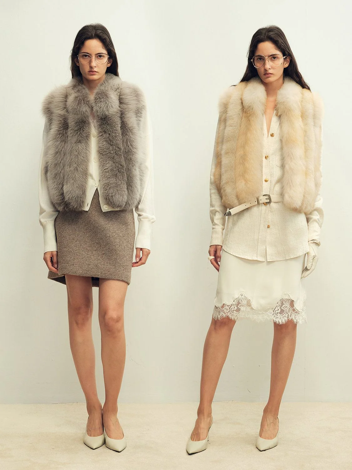 Cropped Fur Vest - Image 4
