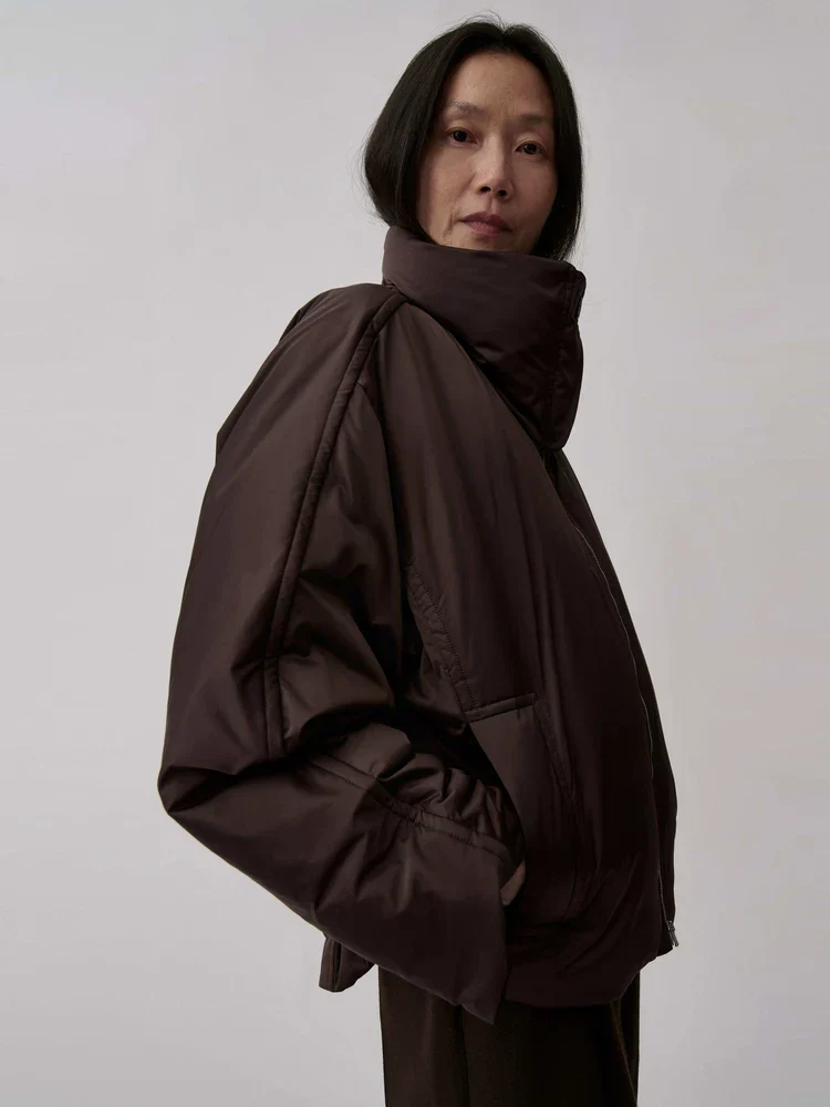 Cropped High-Neck Puffer - Image 2