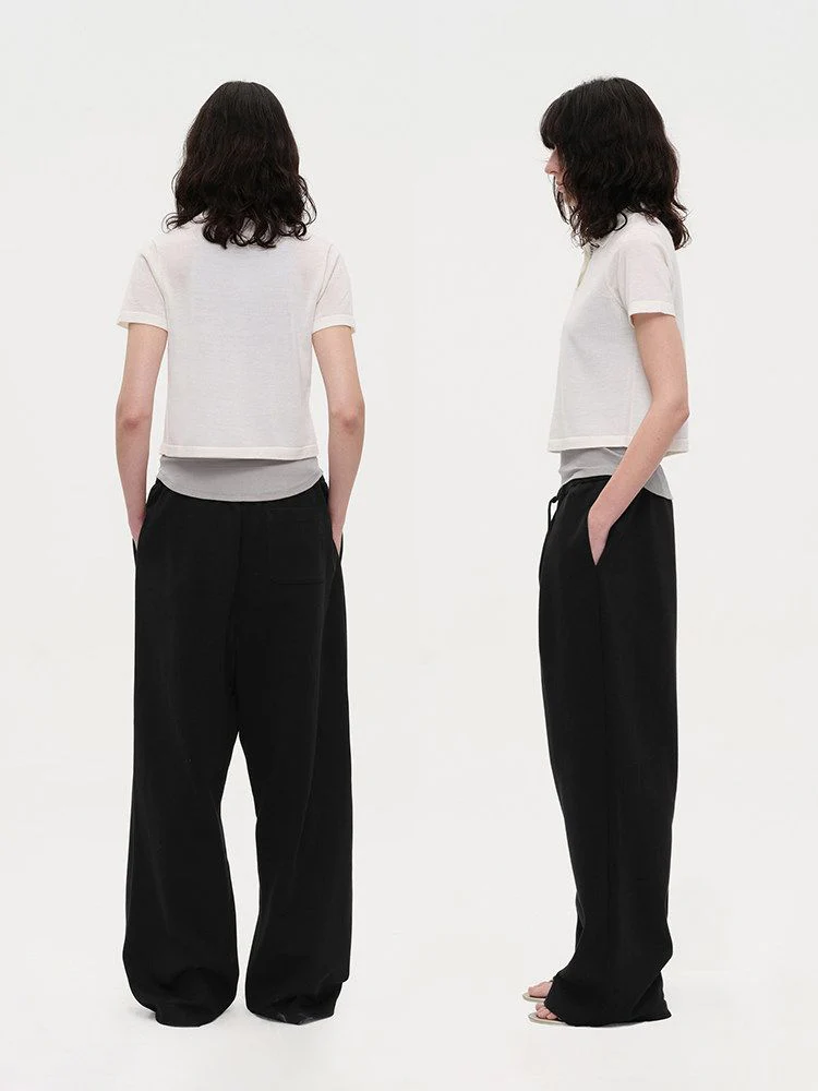 Cropped Knit Polo - Image 3