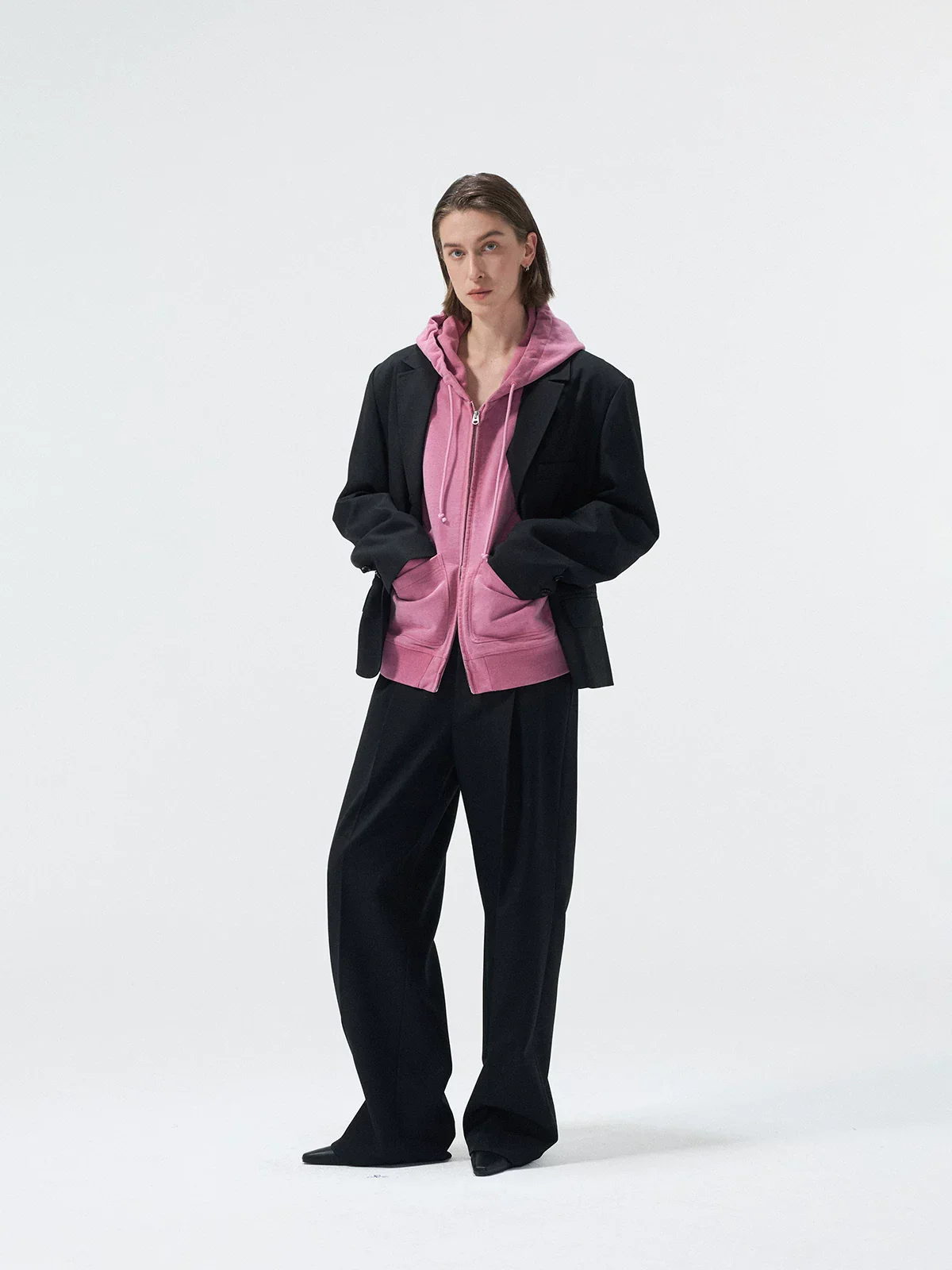 Cropped Merino Blazer - Image 4