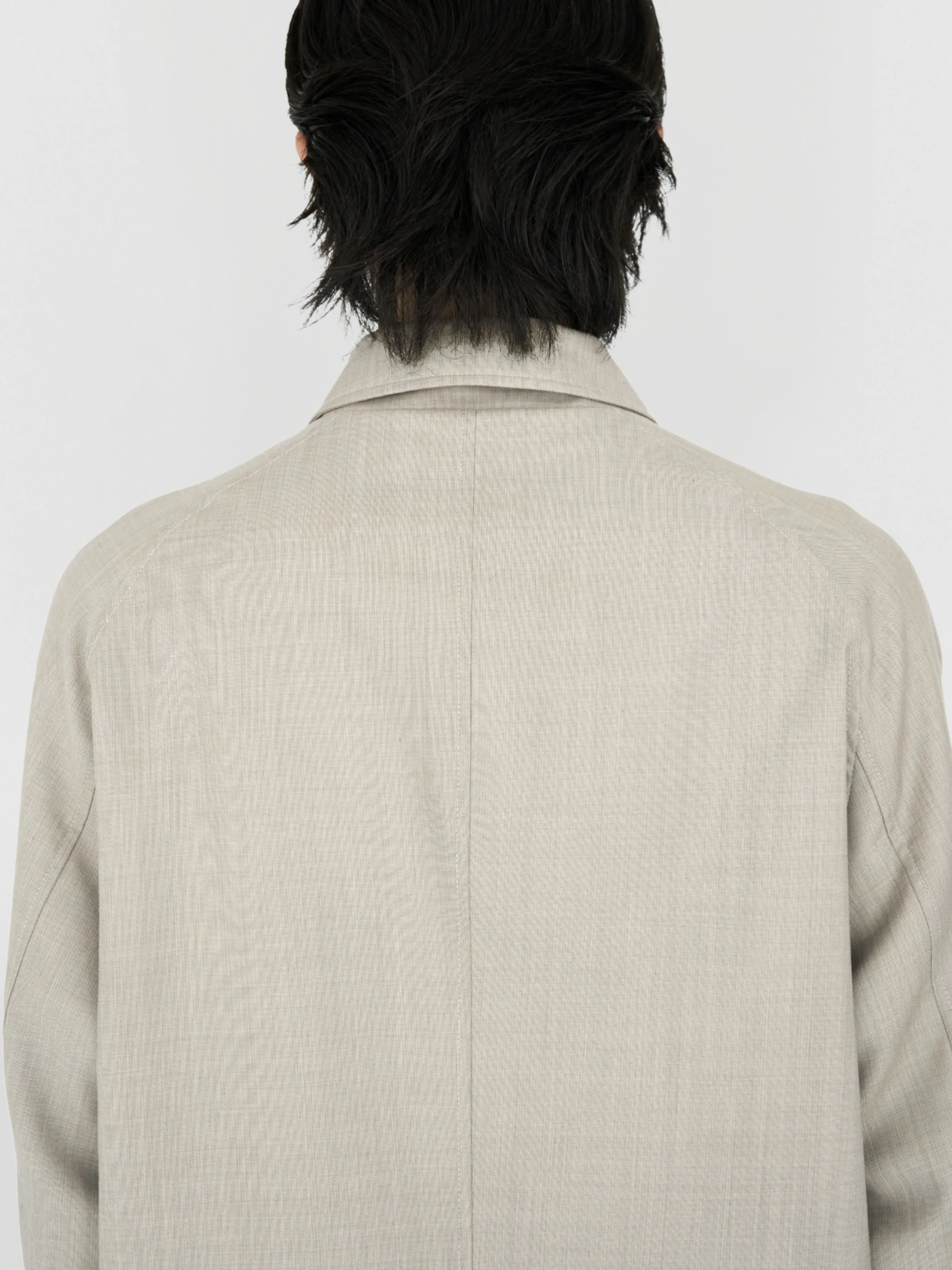 Cropped Merino Two-Way Zip Jacket - Image 3