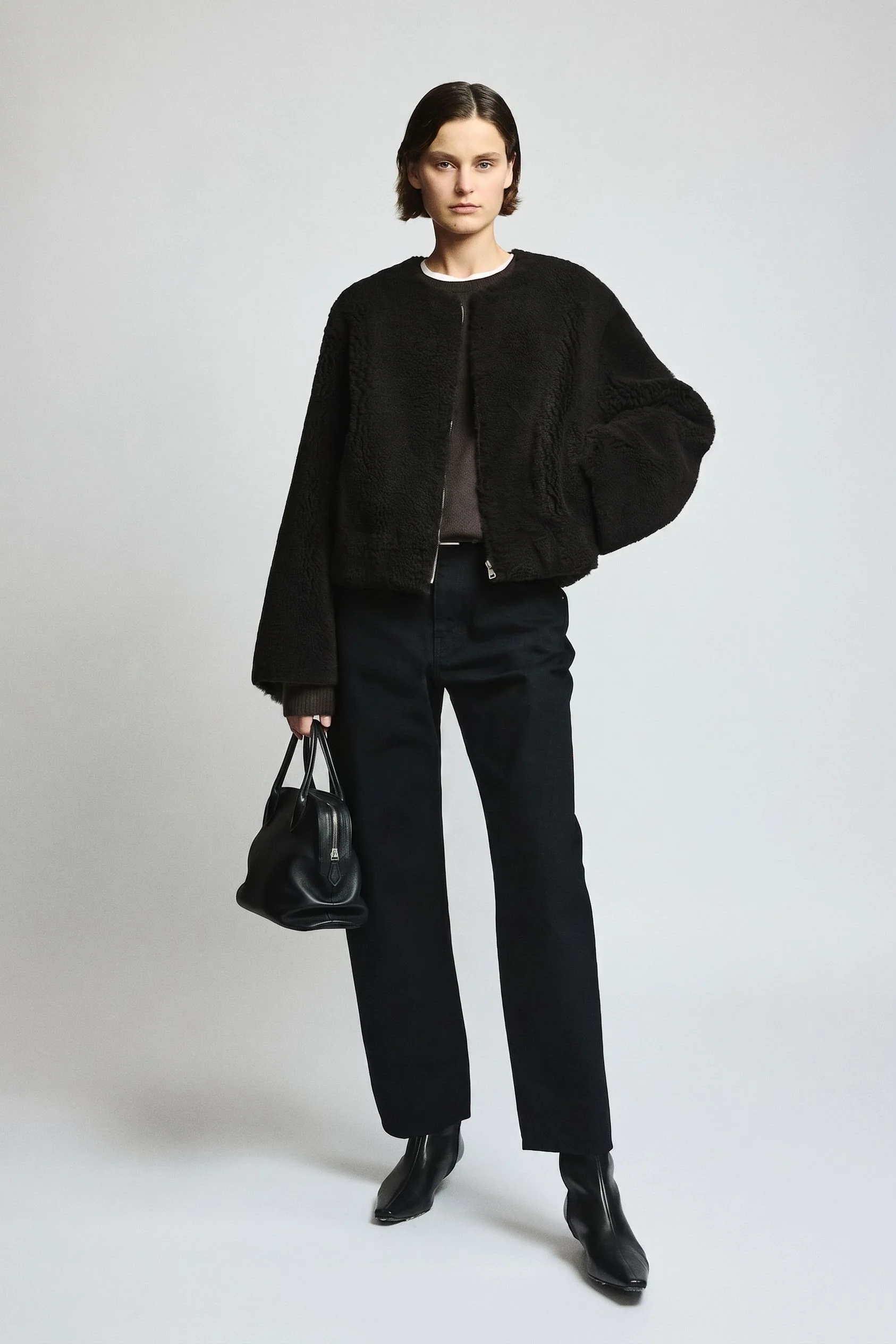 Cropped Panel Jeans - Image 3