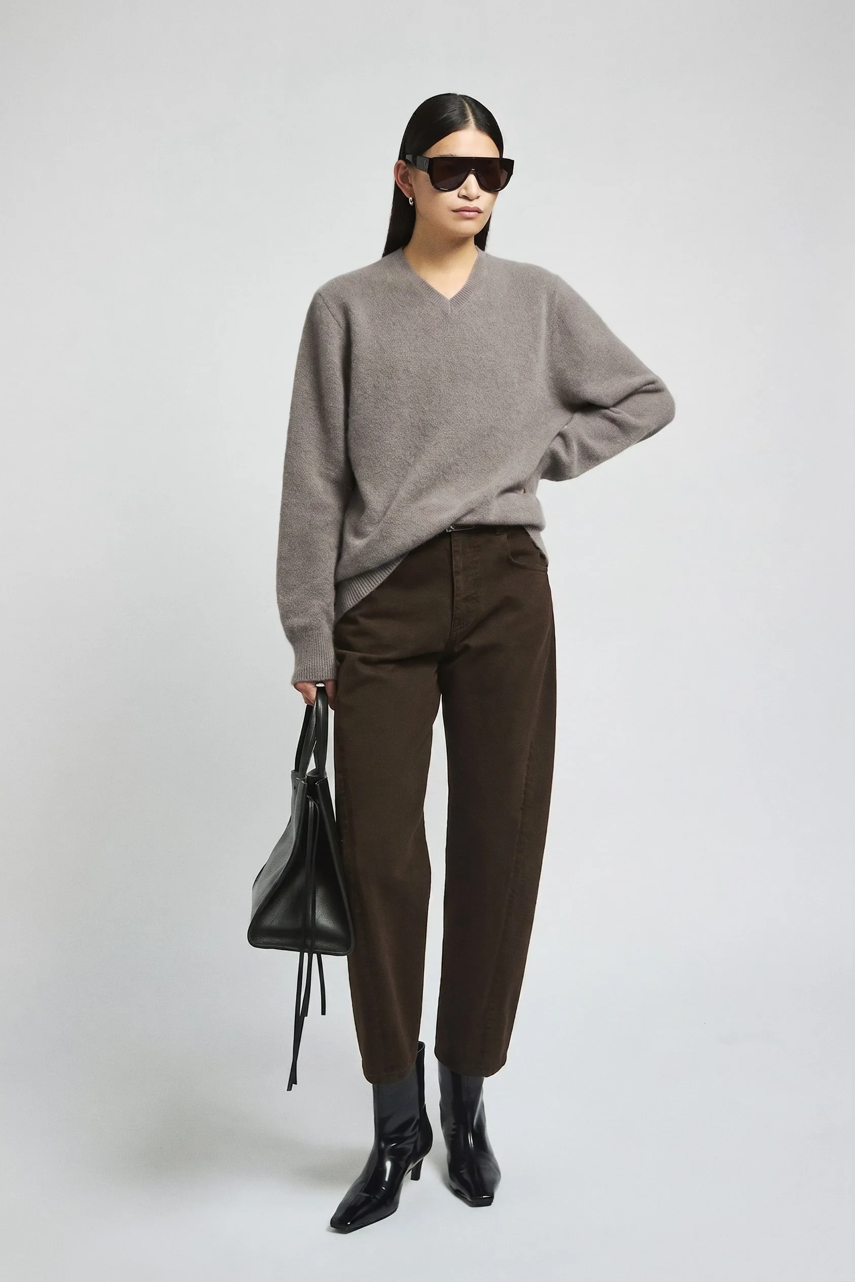 Cropped Panel Jeans - Image 5