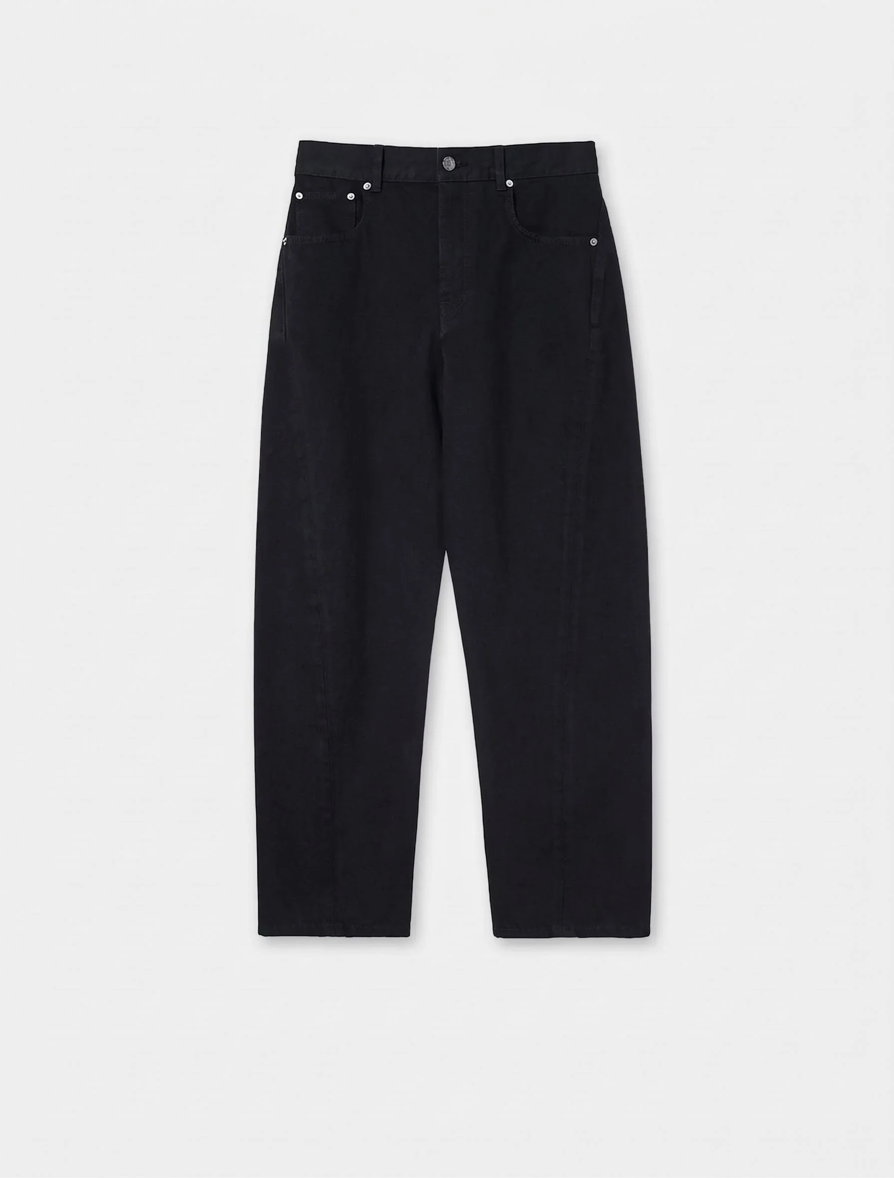 Cropped Panel Jeans - Image 6