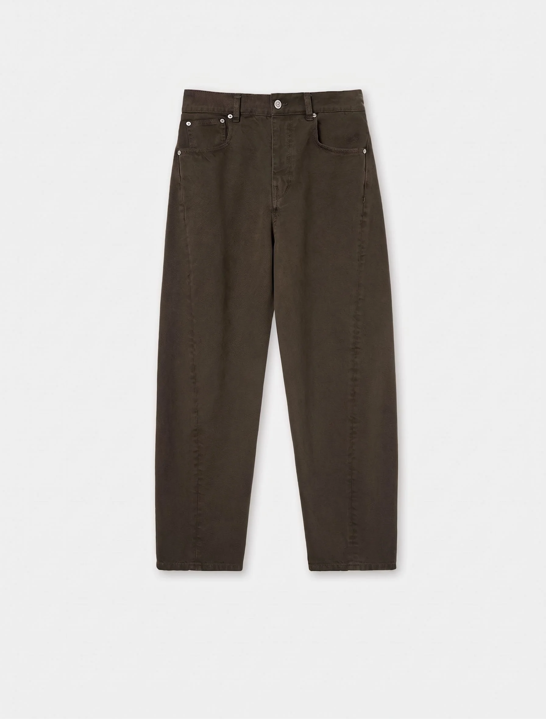 Cropped Panel Jeans - Image 7