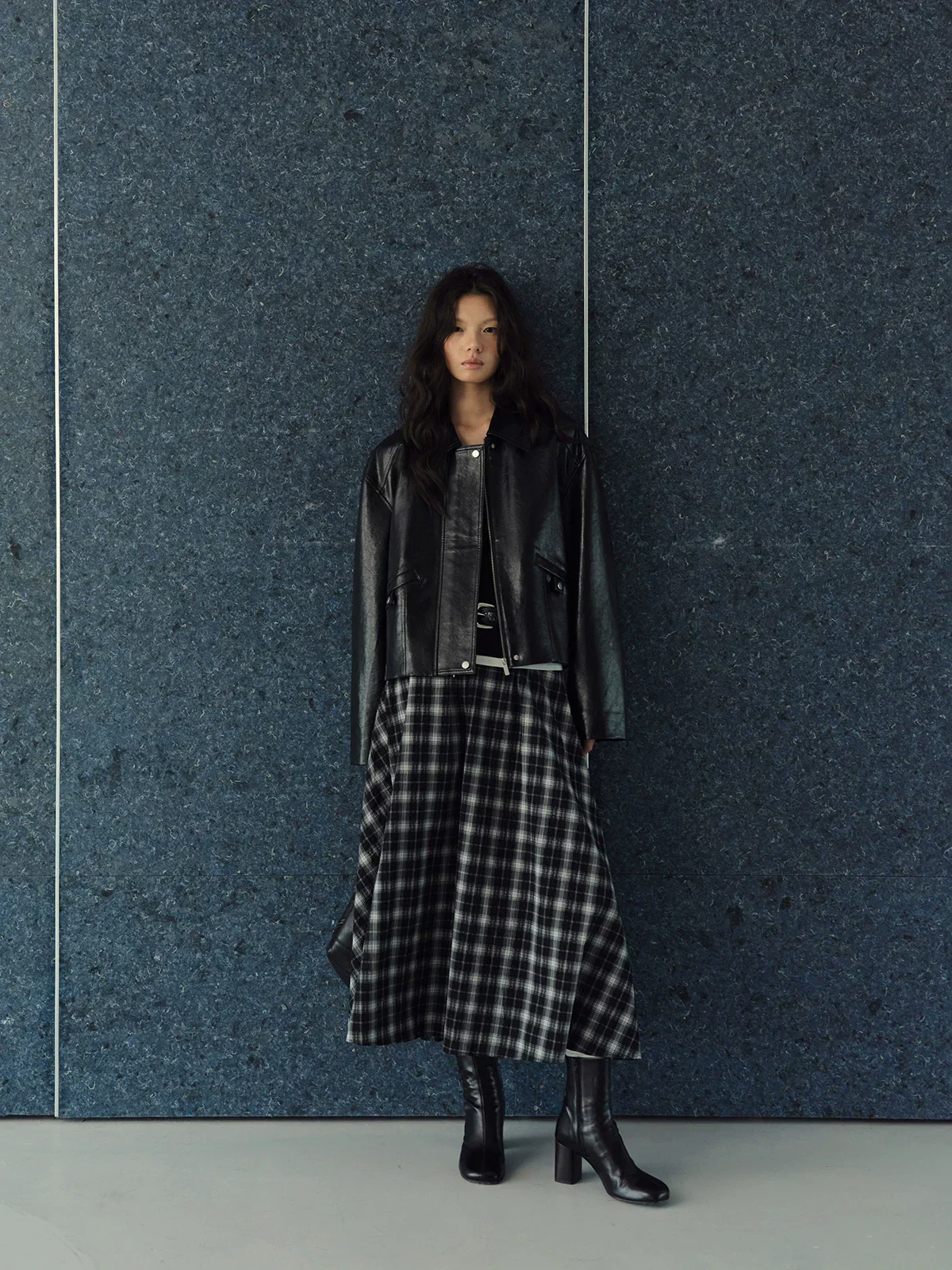 Cropped PU Jacket - Image 5