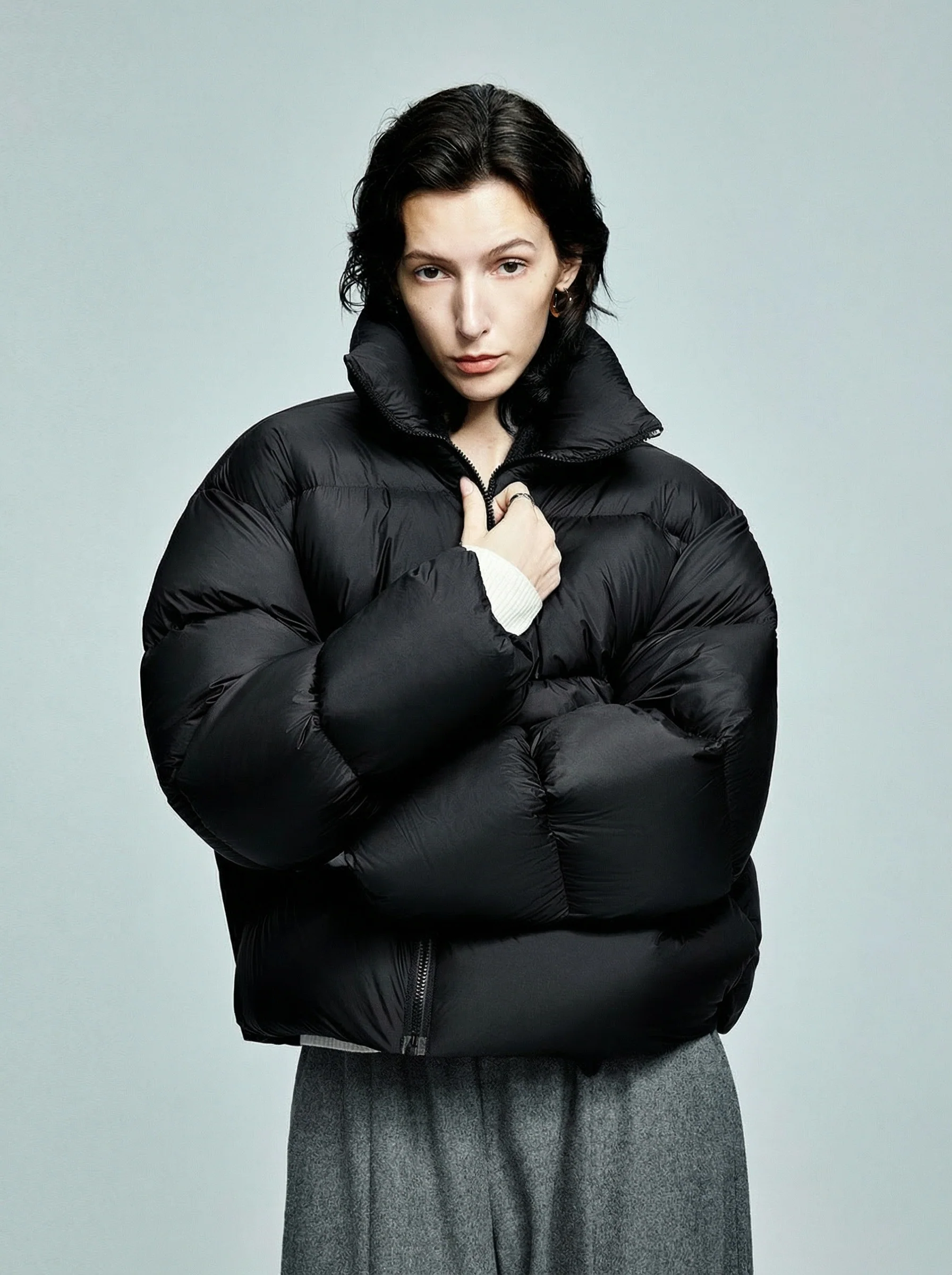 Cropped Puffer Jacket