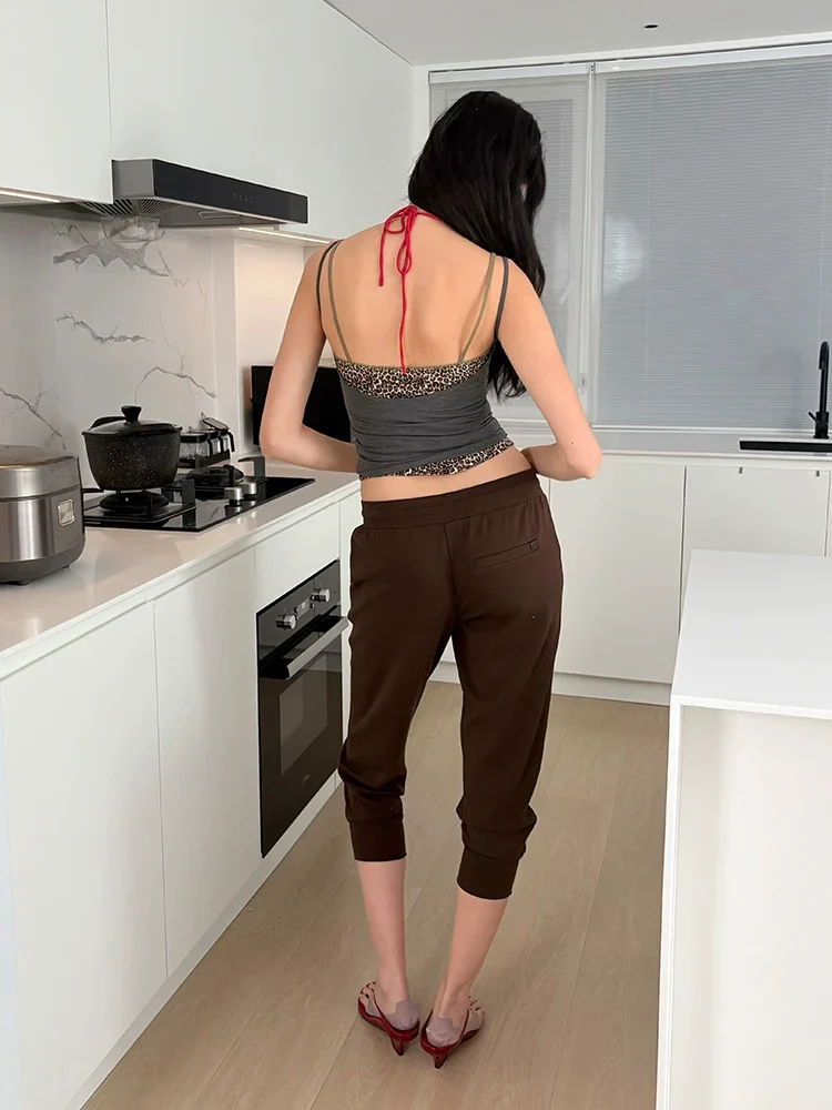 Cropped Tapered Joggers - Image 4
