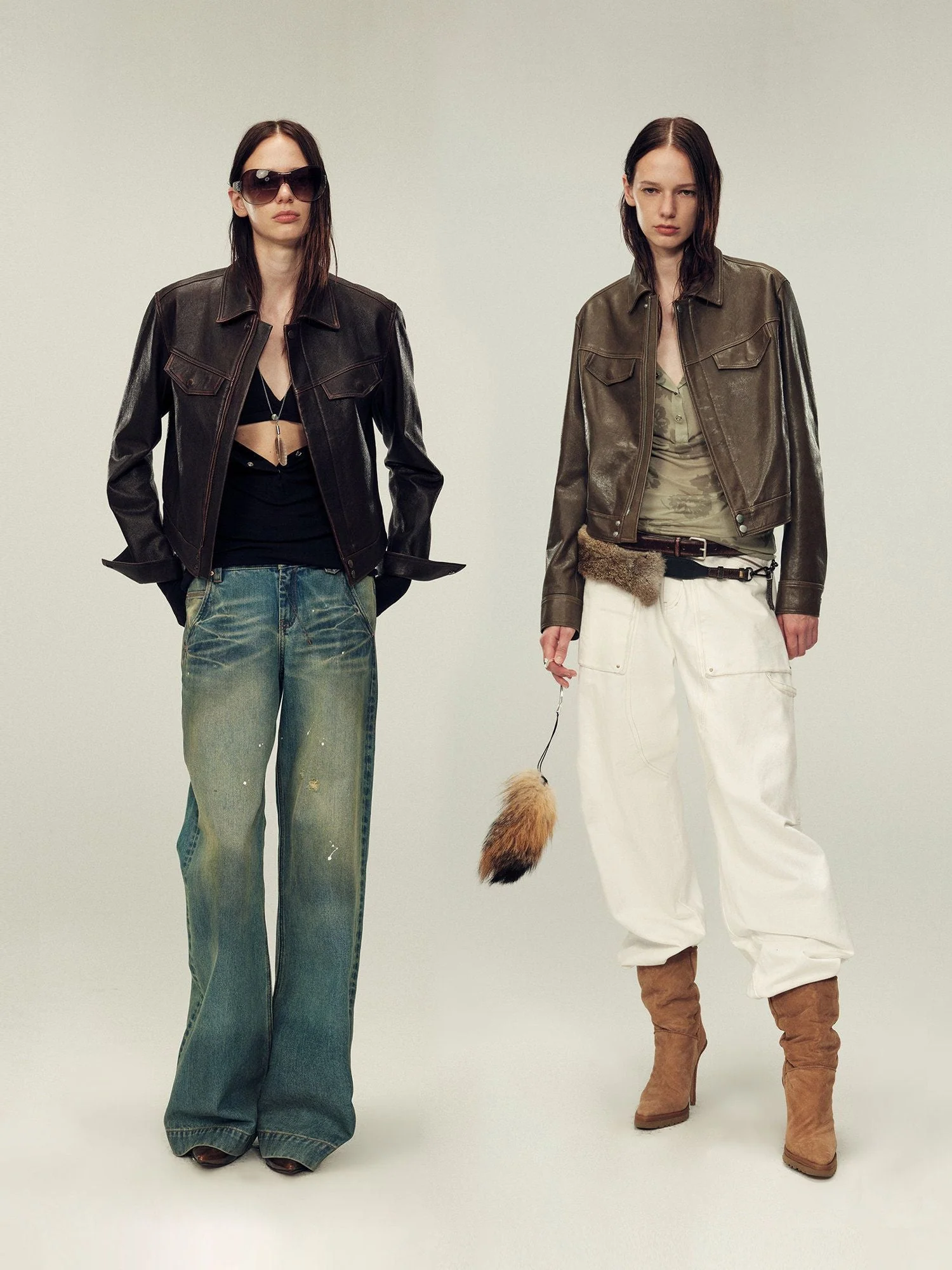 Cropped Trucker Jacket - Image 4