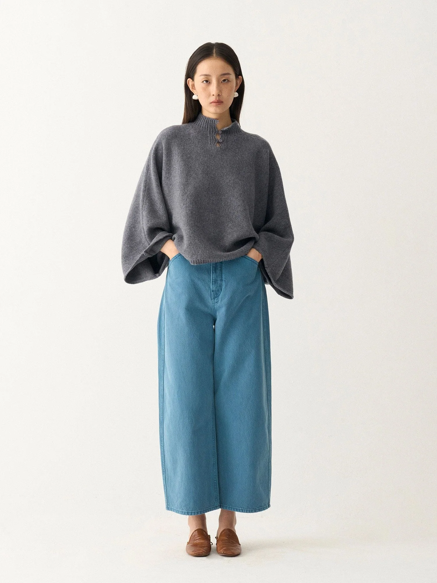 Cropped Wide Jeans - Image 3