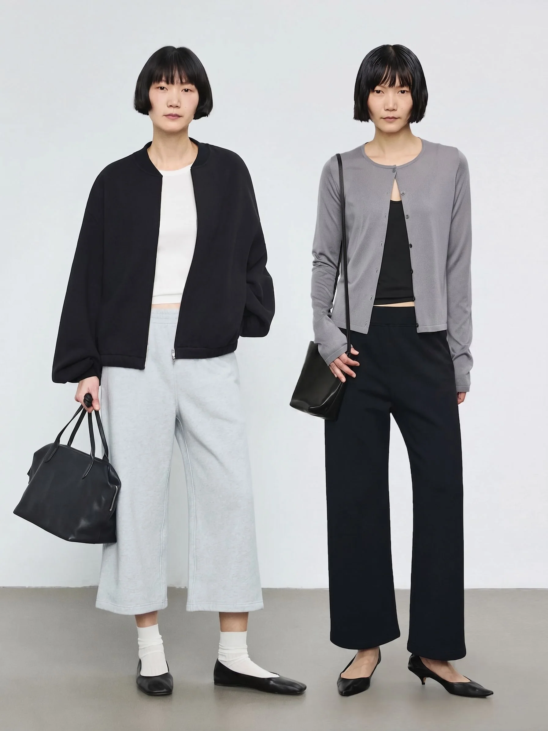 Cropped Wide-Leg Sweatpants - Image 2