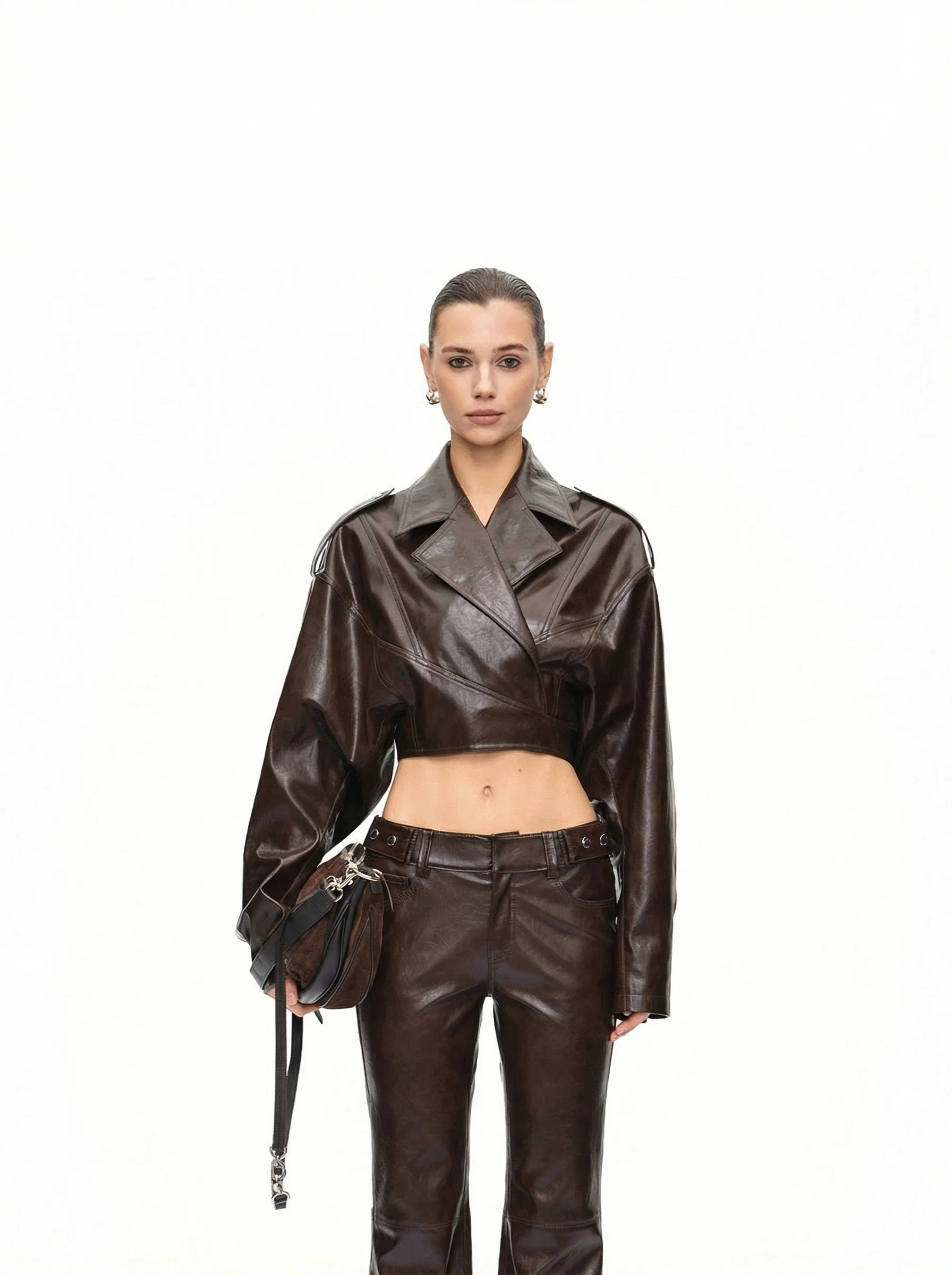 Cropped Wrap Jacket