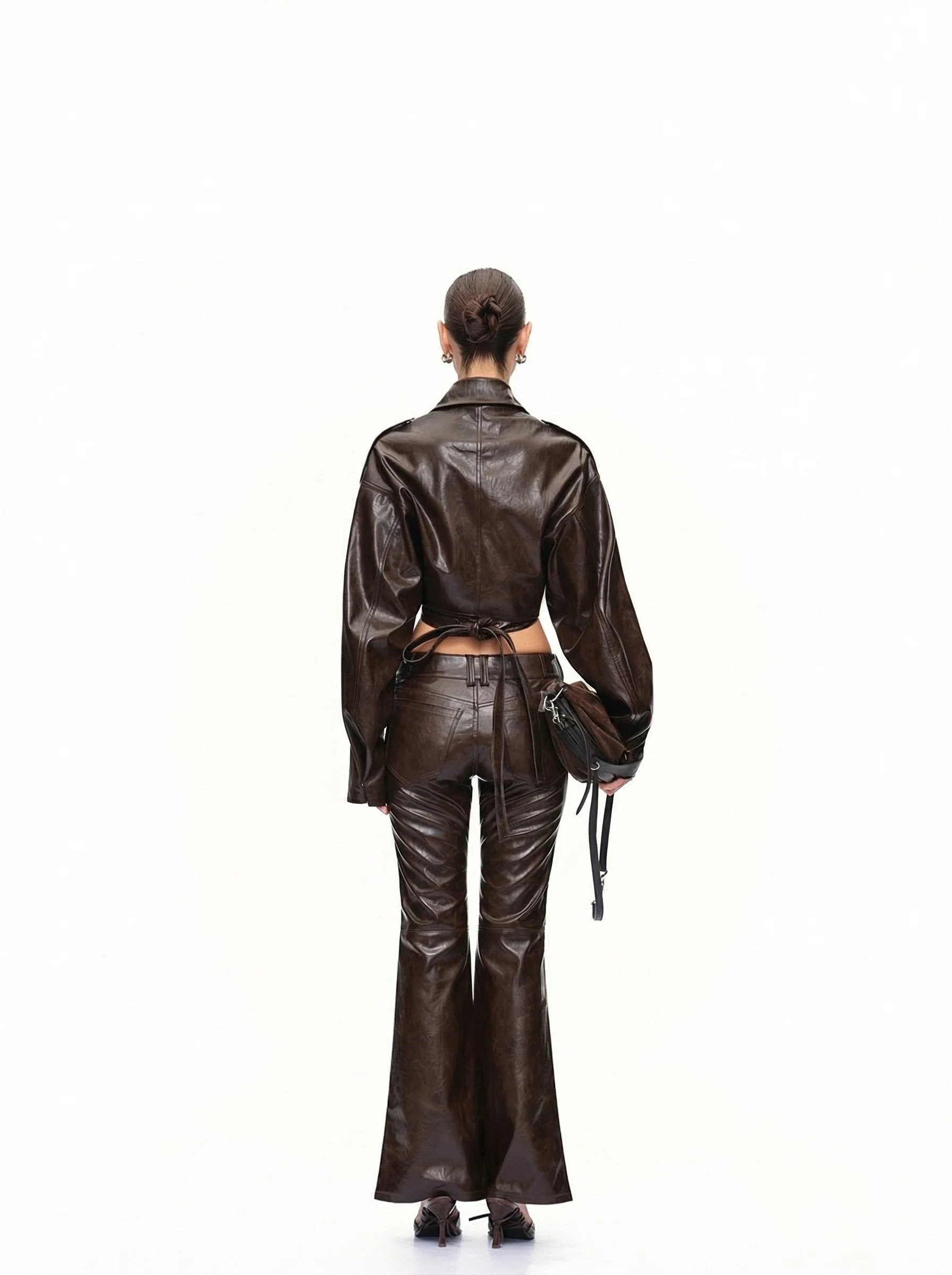 Cropped Wrap Jacket - Image 6