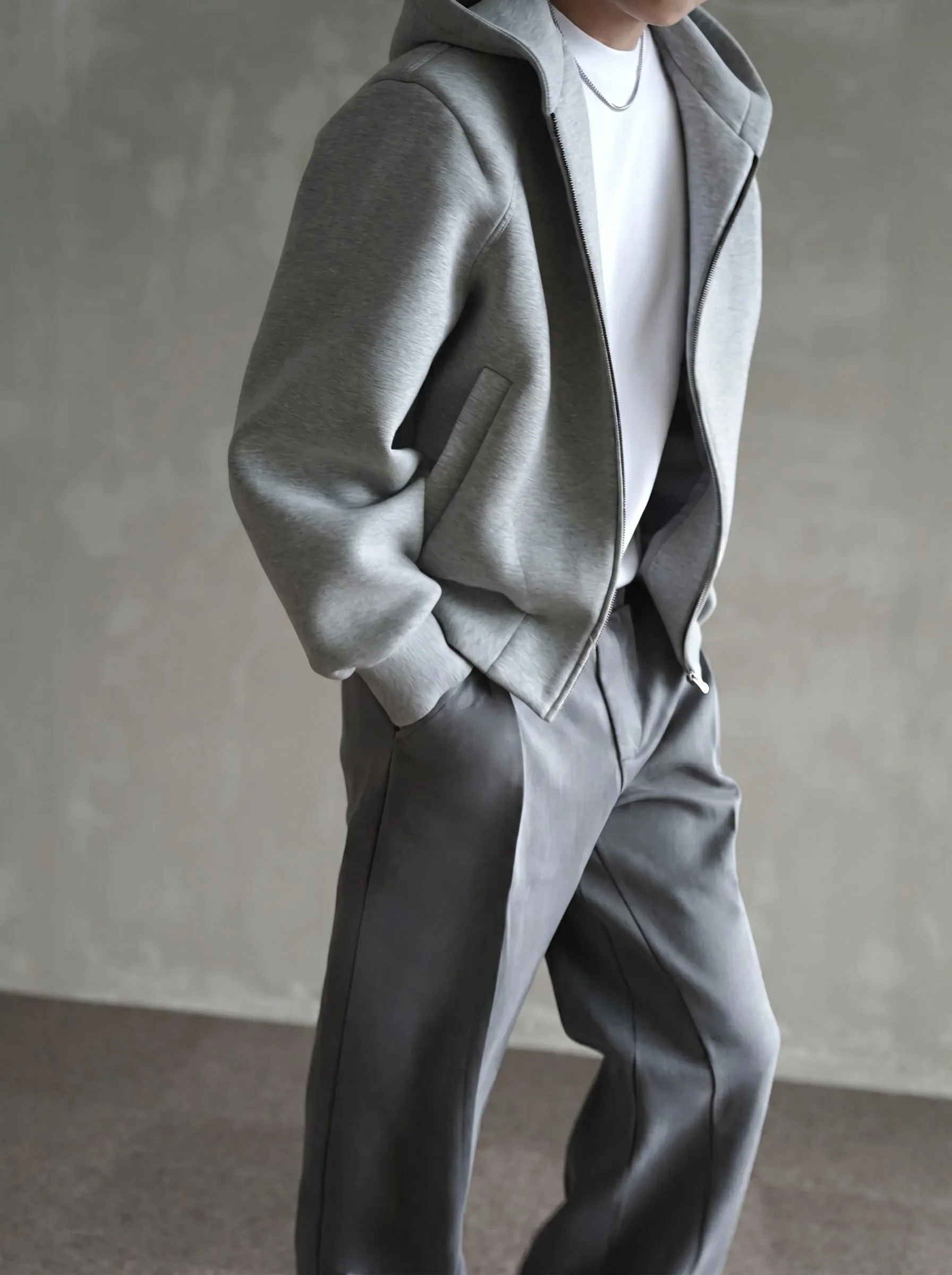 Cropped Zip Hoodie - Image 2