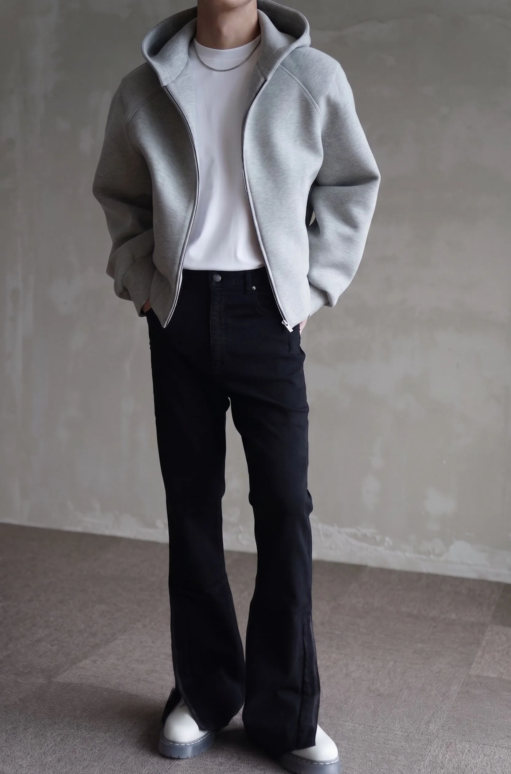 Cropped Zip Hoodie - Image 6
