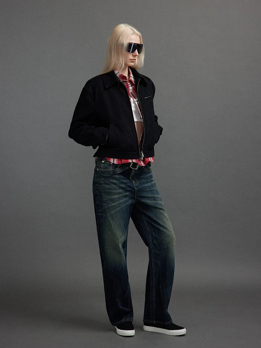 Cropped Zip Jacket - Image 3