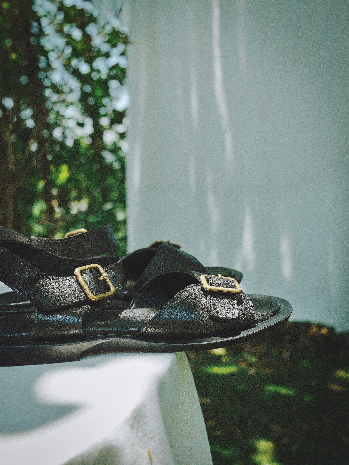 Cross Buckle Sandals
