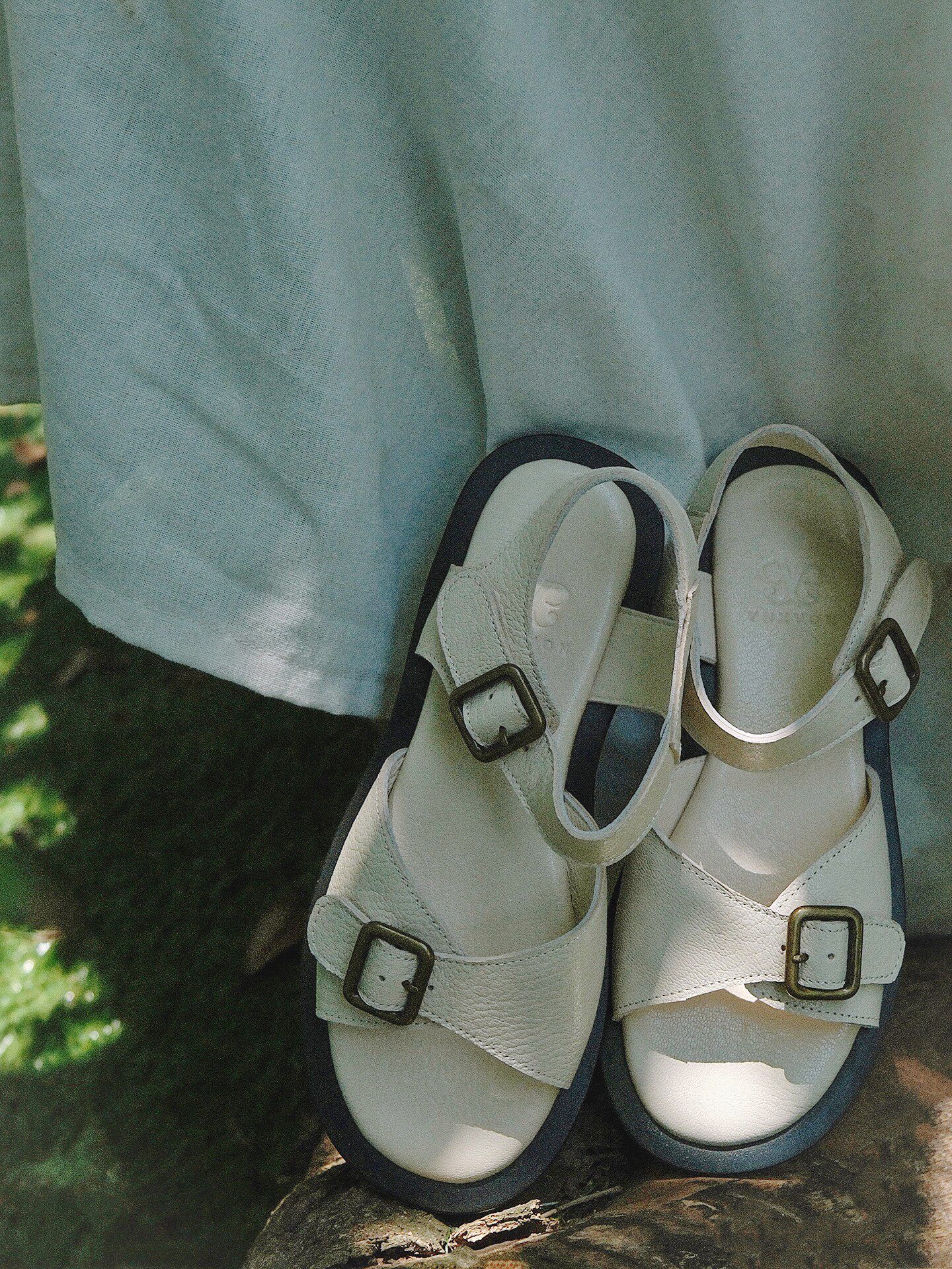 Cross Buckle Sandals - Image 2
