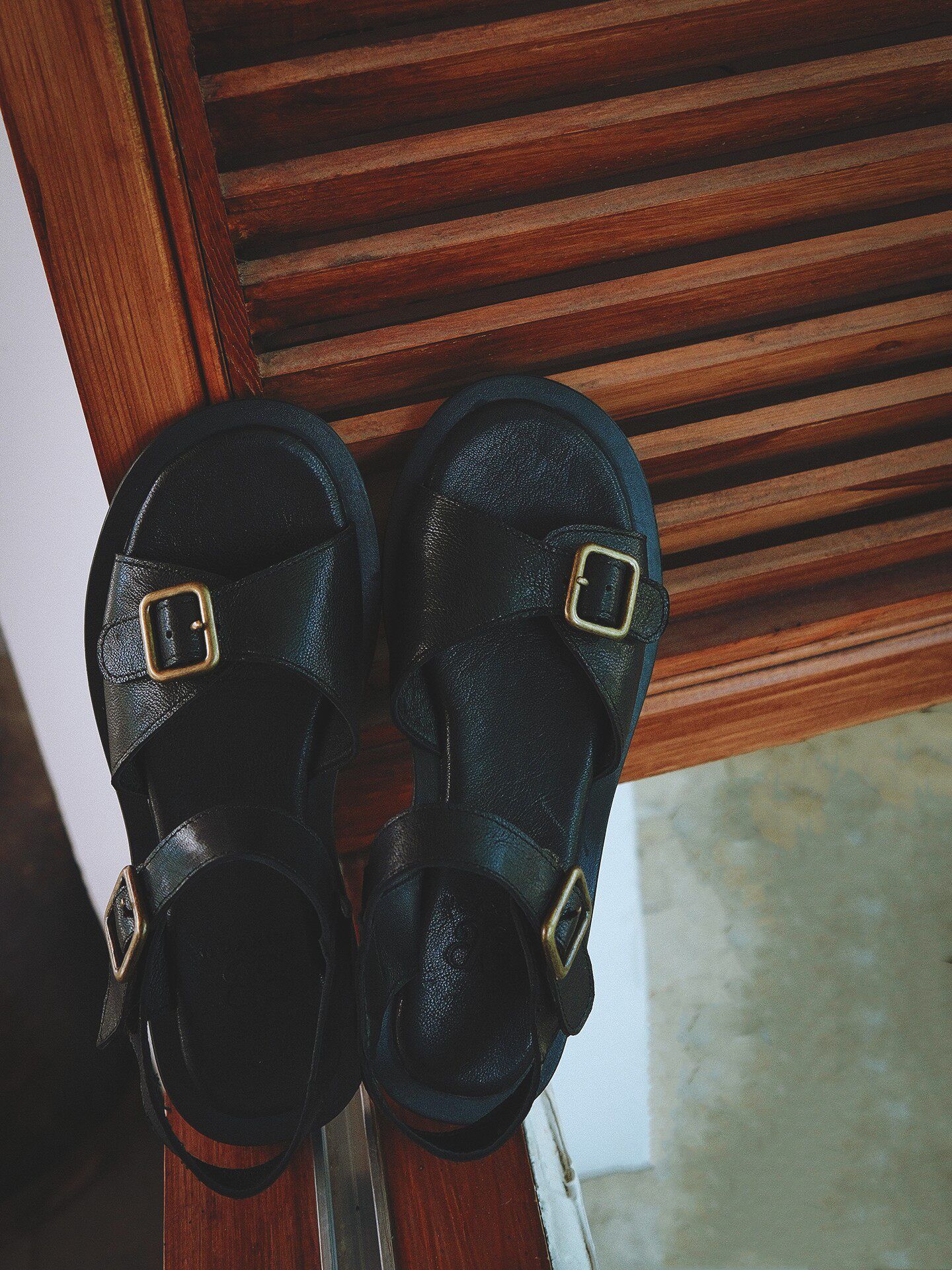 Cross Buckle Sandals - Image 4