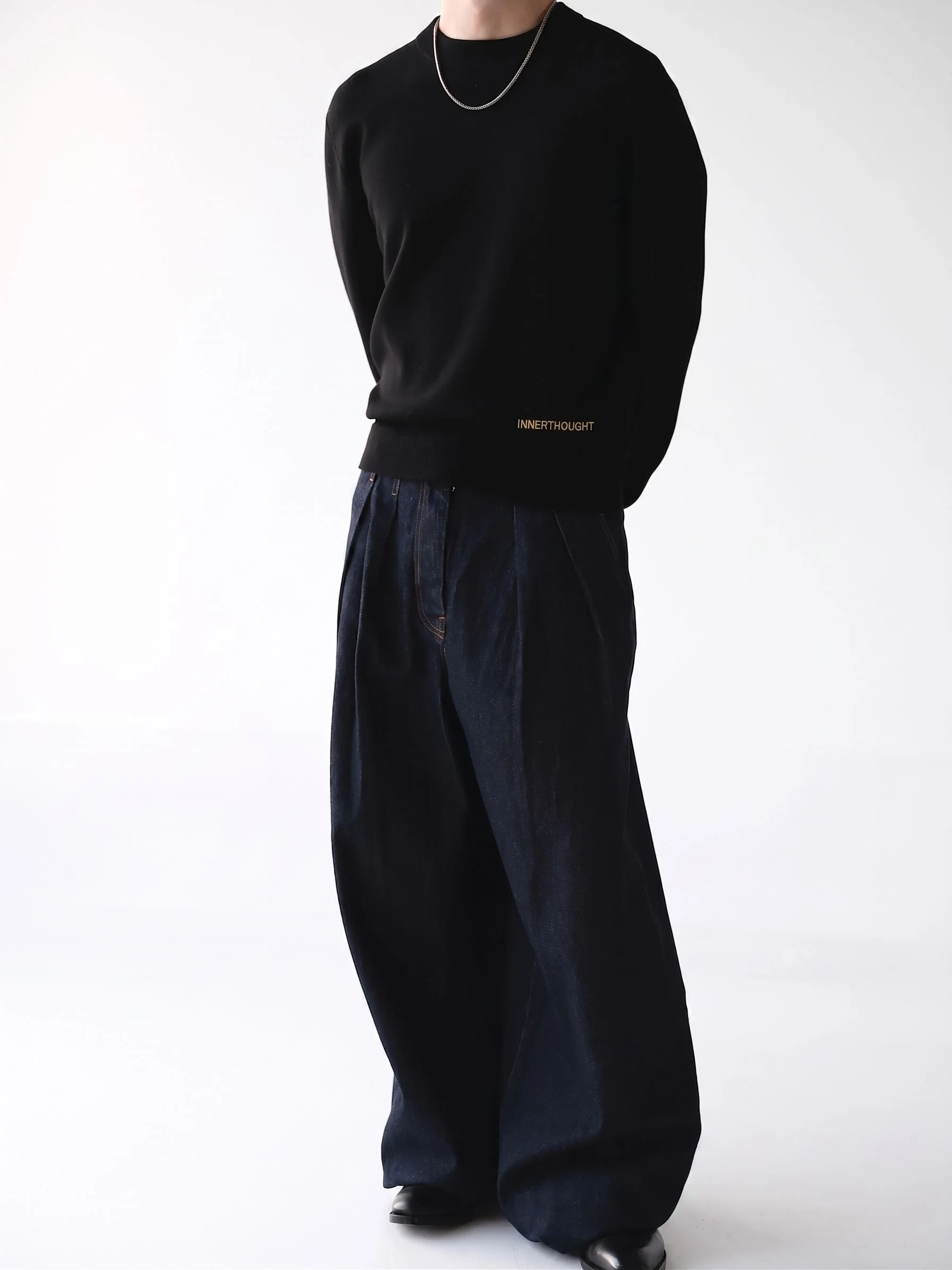 Cross Hem Sweater