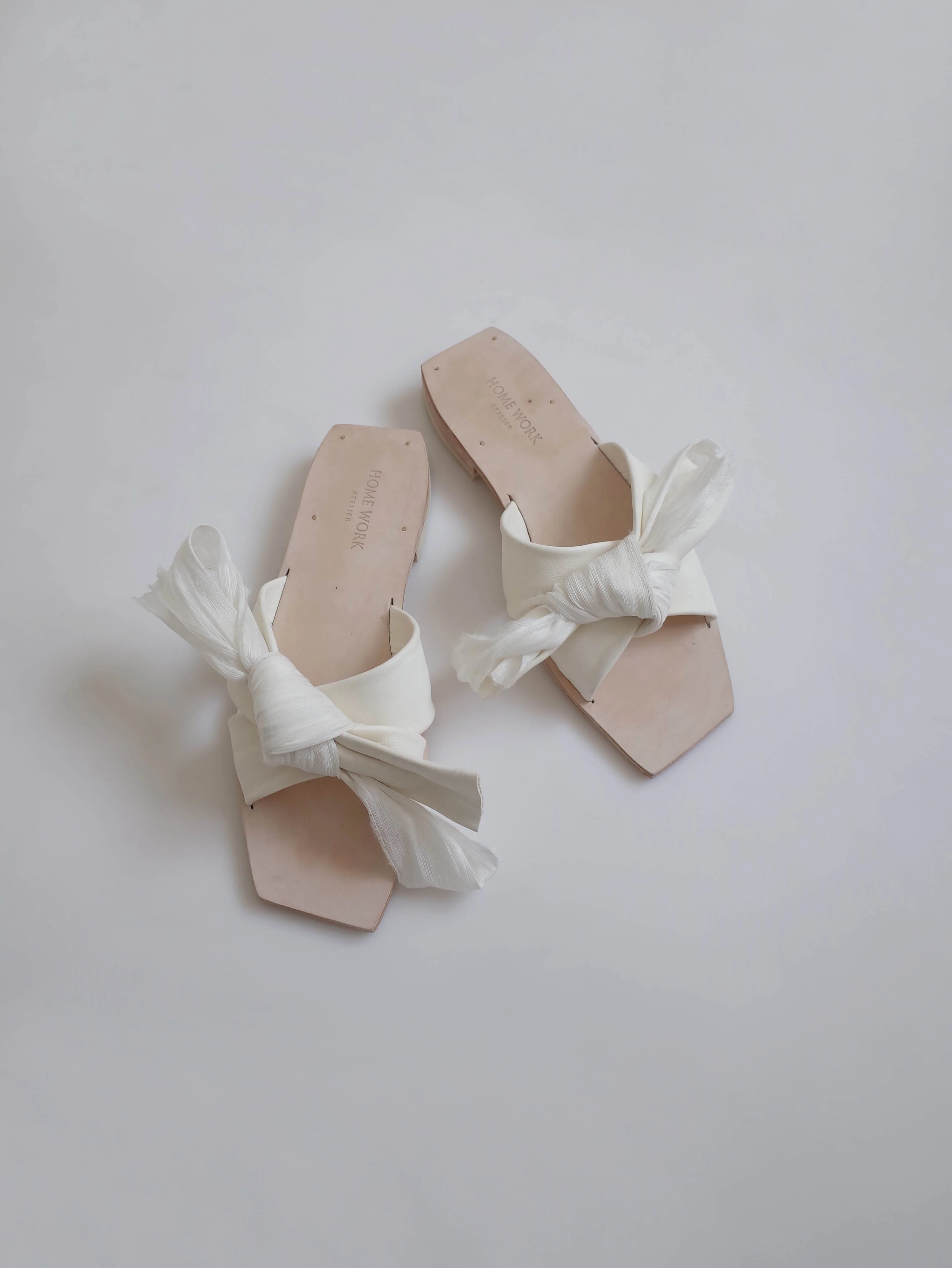 Cross Ribbon Knot Sandals - Image 2